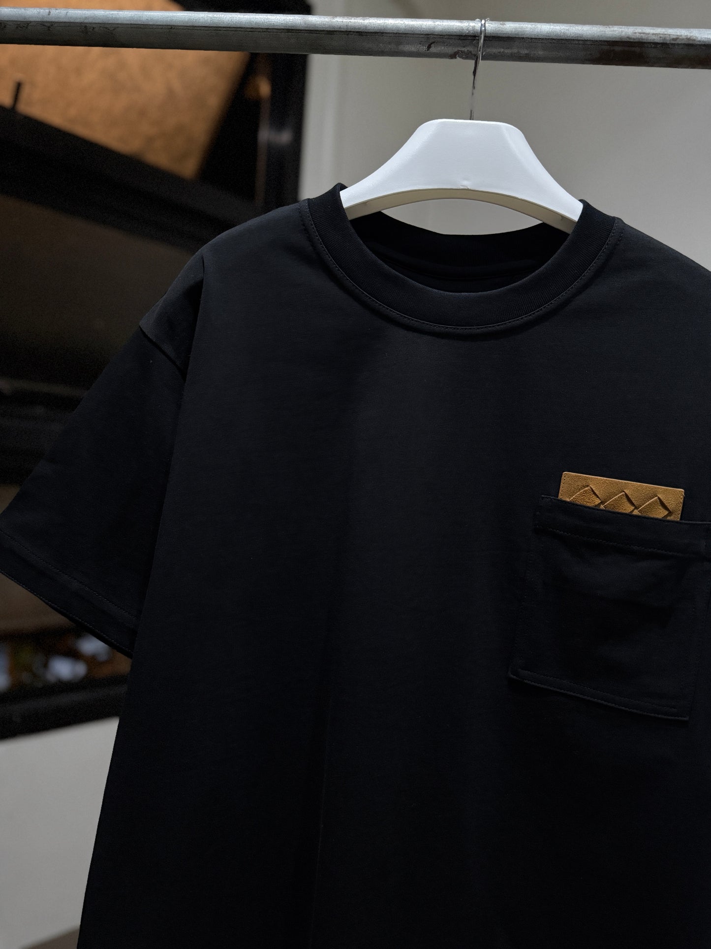 Bottega Veneta Pima Cotton T-Shirt (Black)