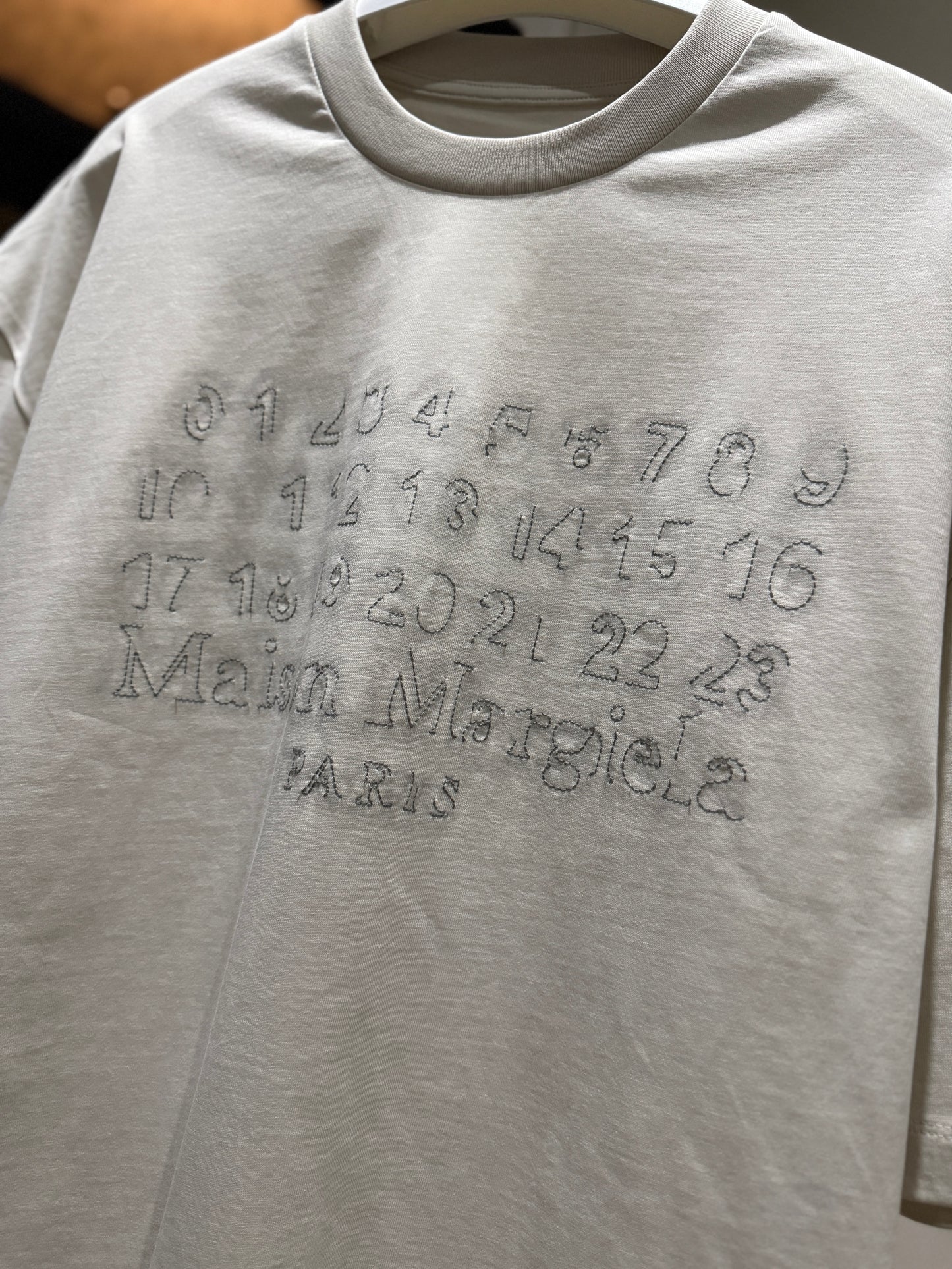 Maison Margiela Numeric Logo T-Shirt (Oversized/Embroidered)
