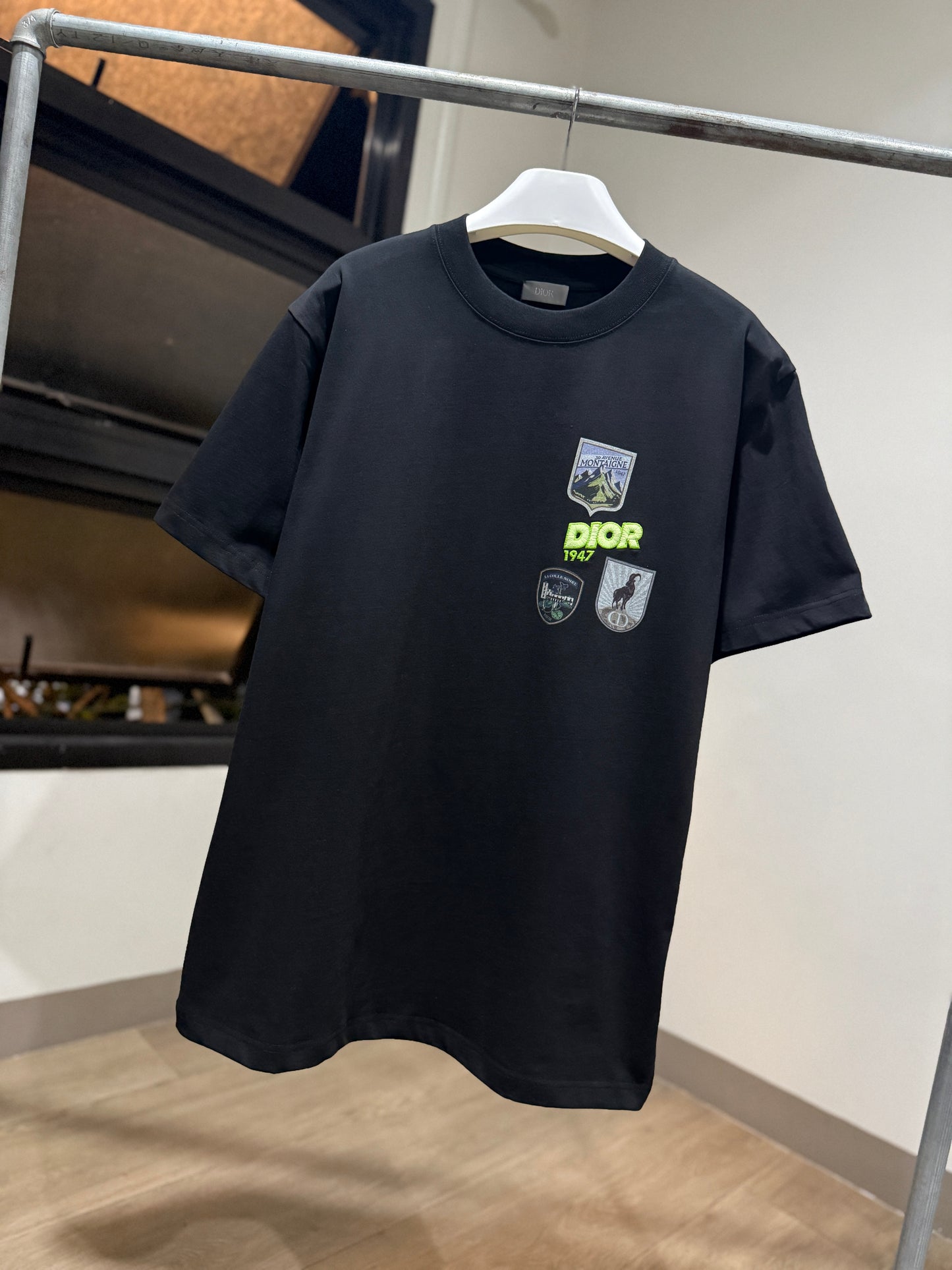 Dior Mountain Relaxed Fit T-Shirt (Black)