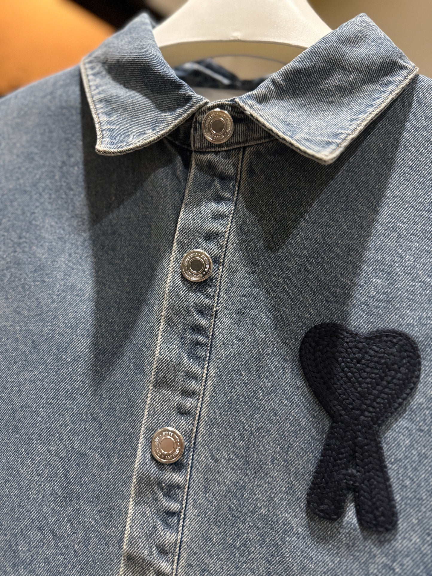 AMI de Coeur Denim Overshirt