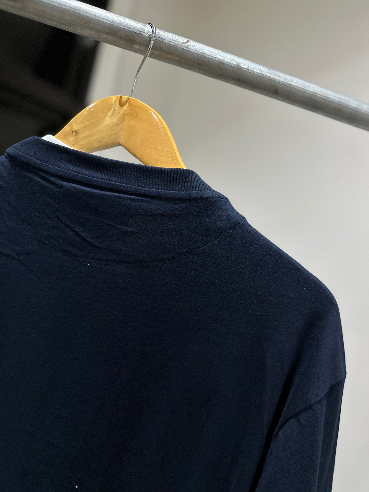 Prada Naked Logo T-Shirt (Navy)