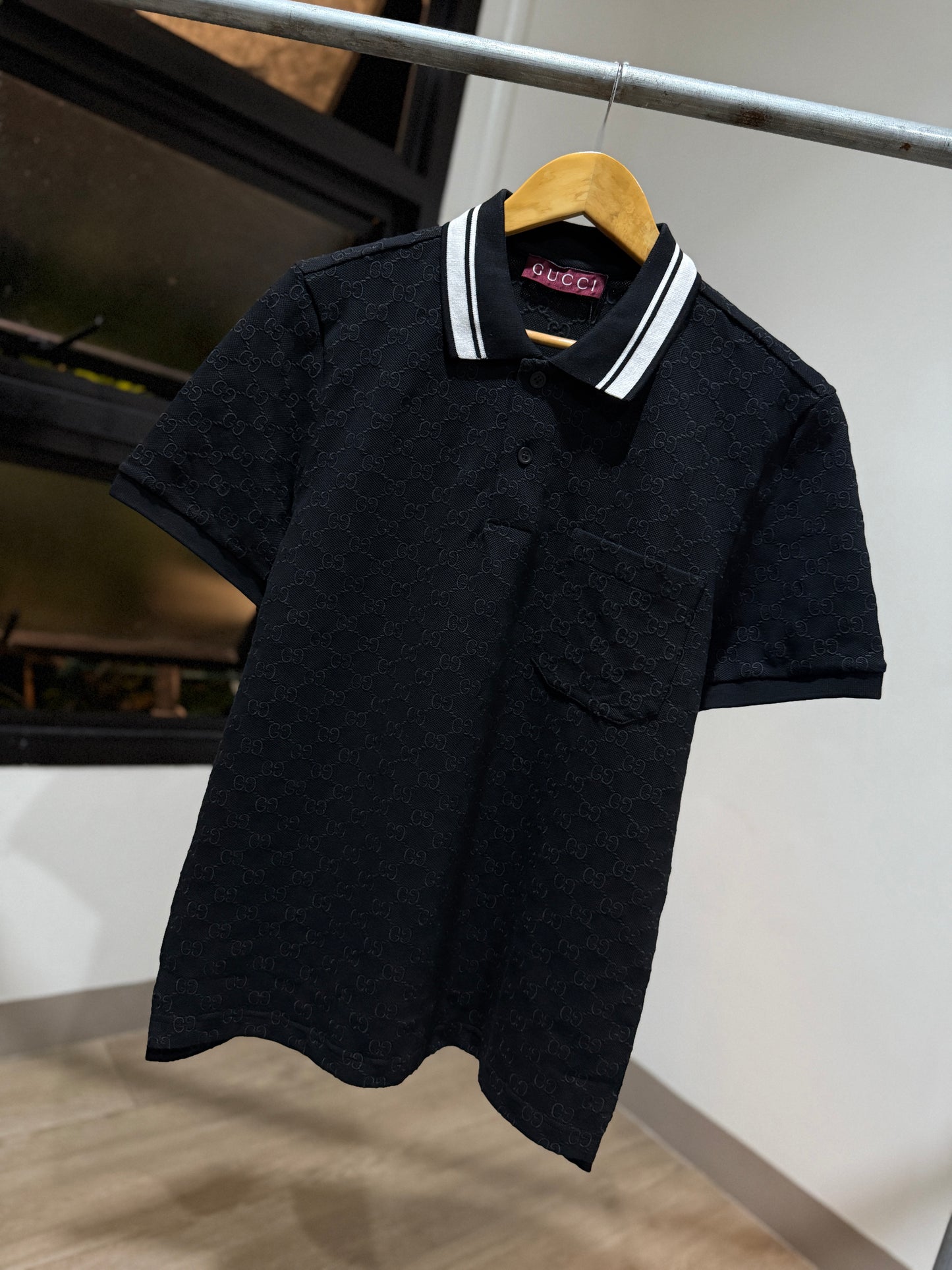 Gucci Stretch Cotton Polo Shirt
