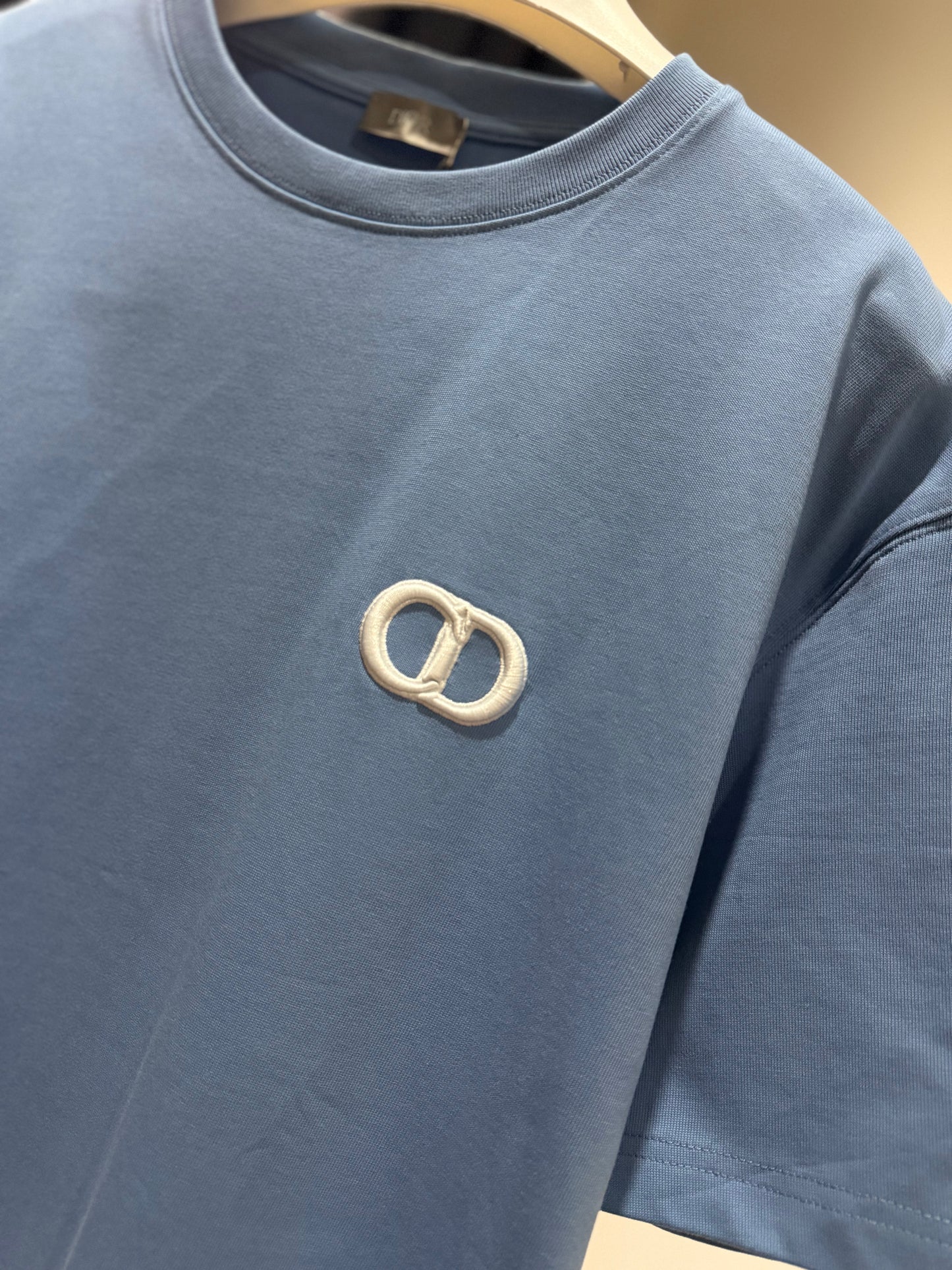 Dior CD Icon T-Shirt (Blue/Oversized)