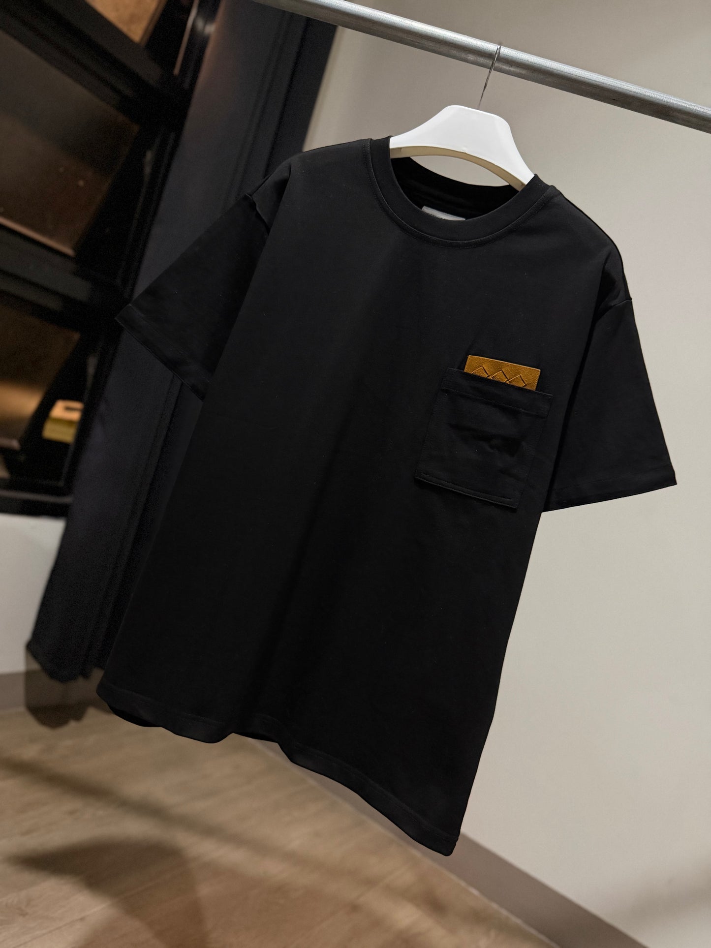 Bottega Veneta Pima Cotton T-Shirt (Black)