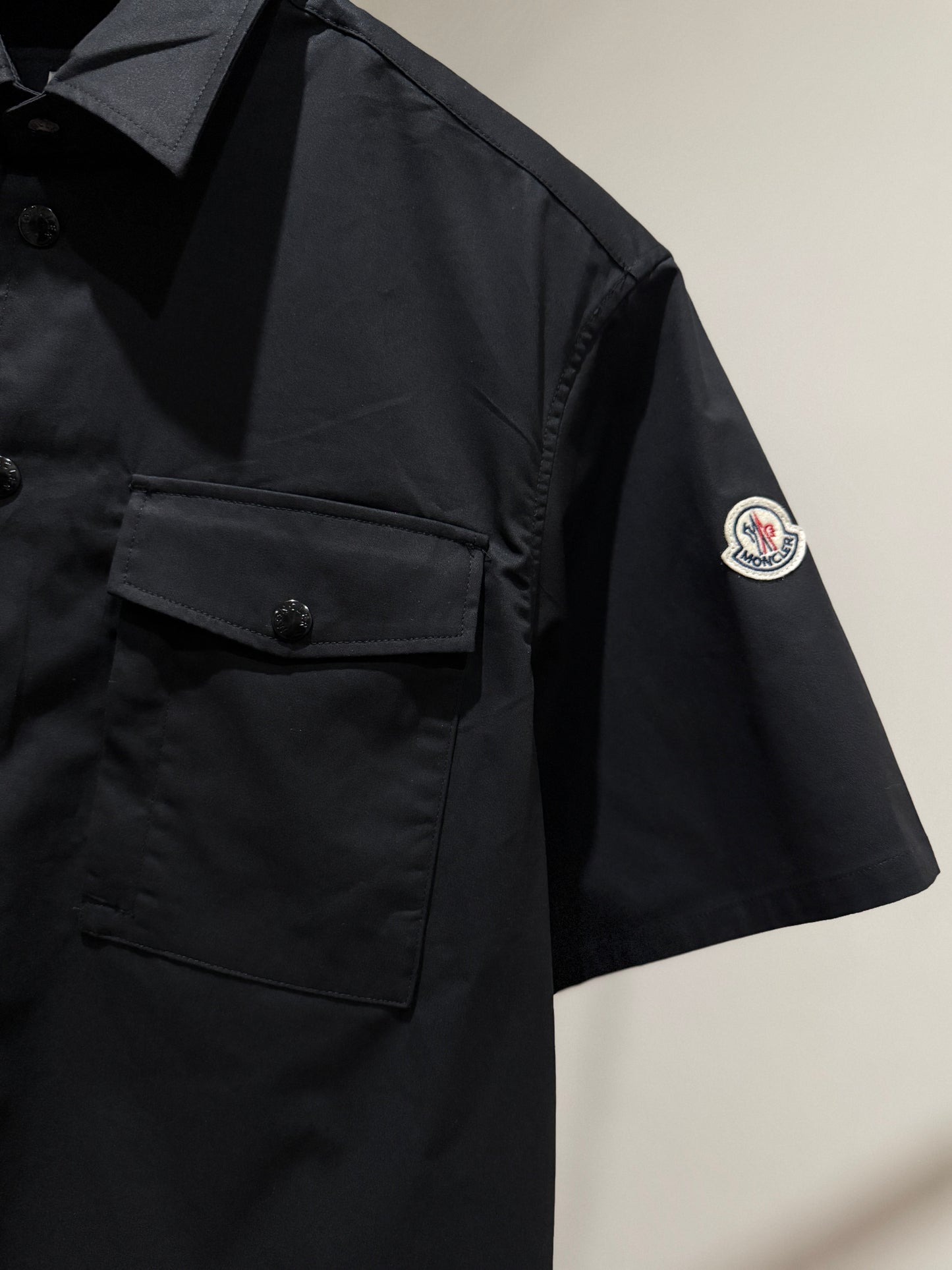 Moncler Garbadine Short Sleeve Shirt