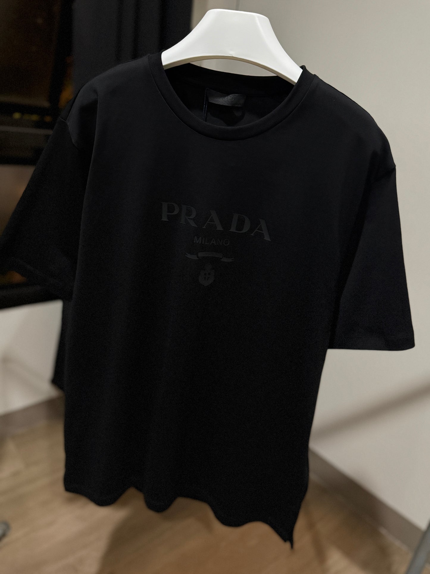 Prada Cotton T-Shirt (Silicone Logo)