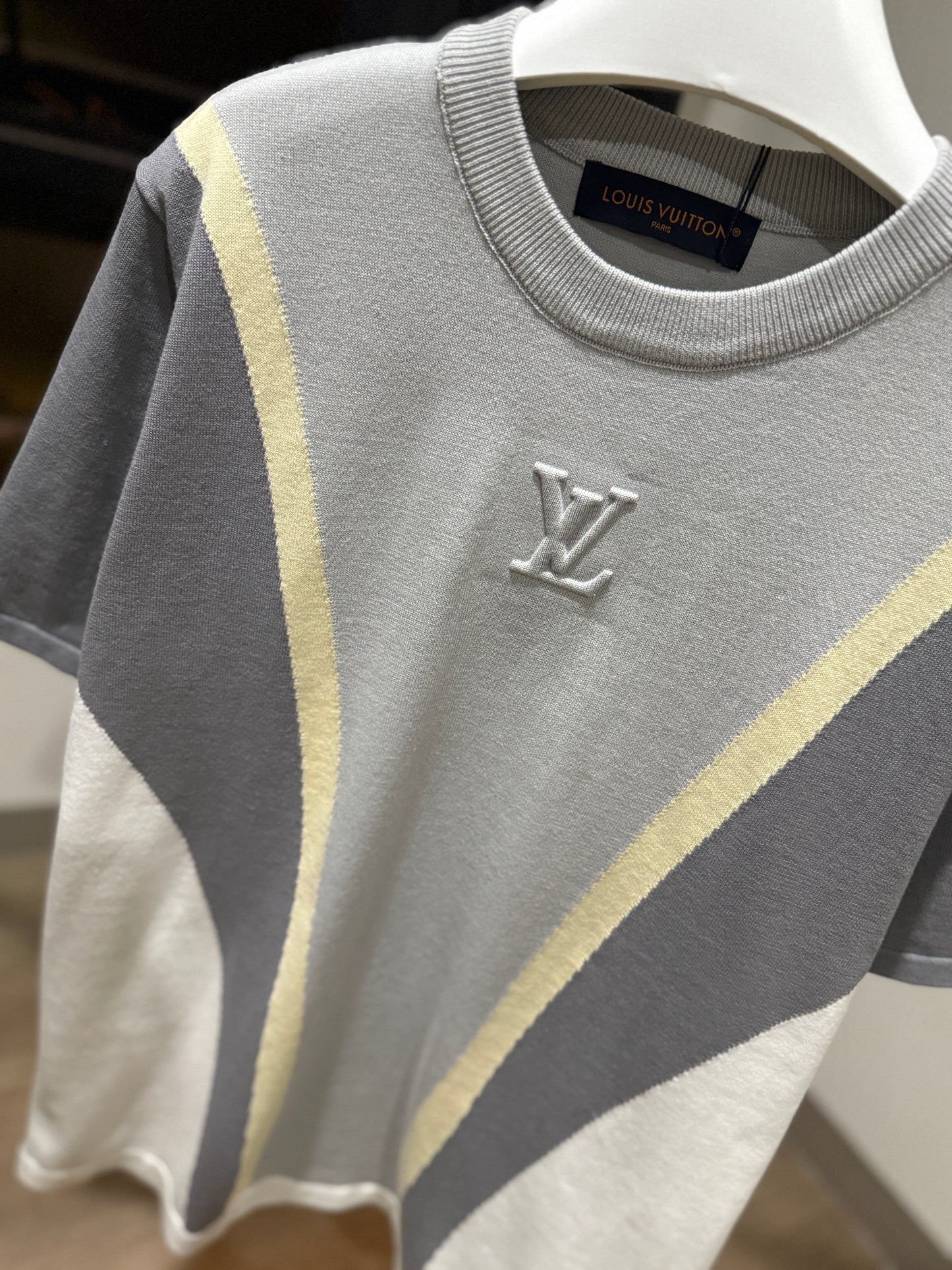 Louis Vuitton Graphic Cotton Jacquard Short-Sleeved Crewneck