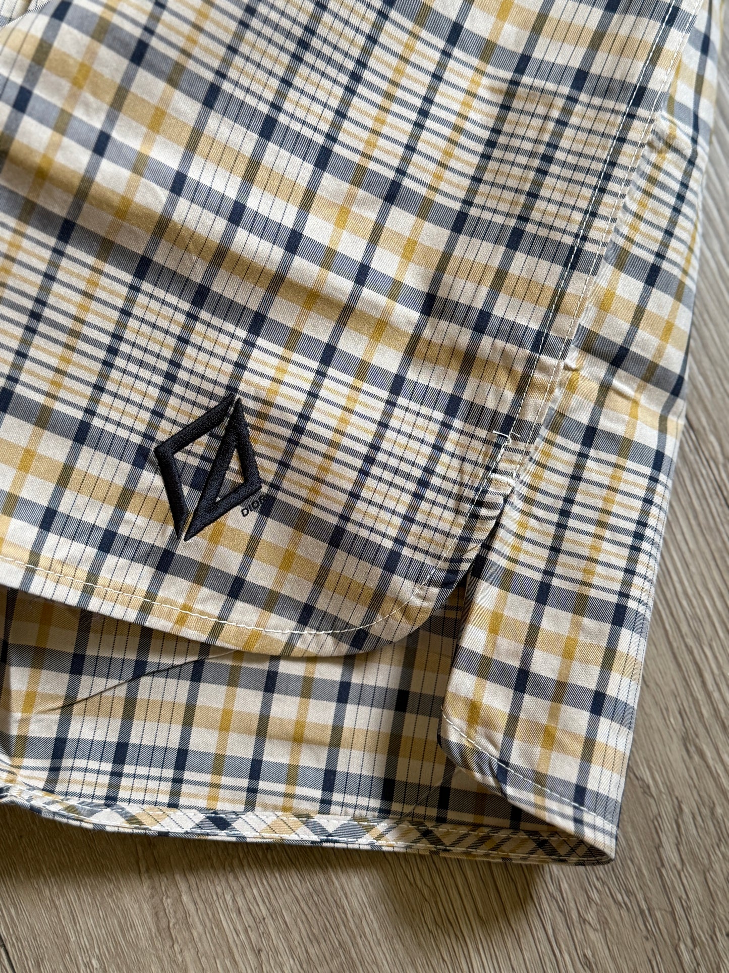 Dior Tartan Cotton Blend Short