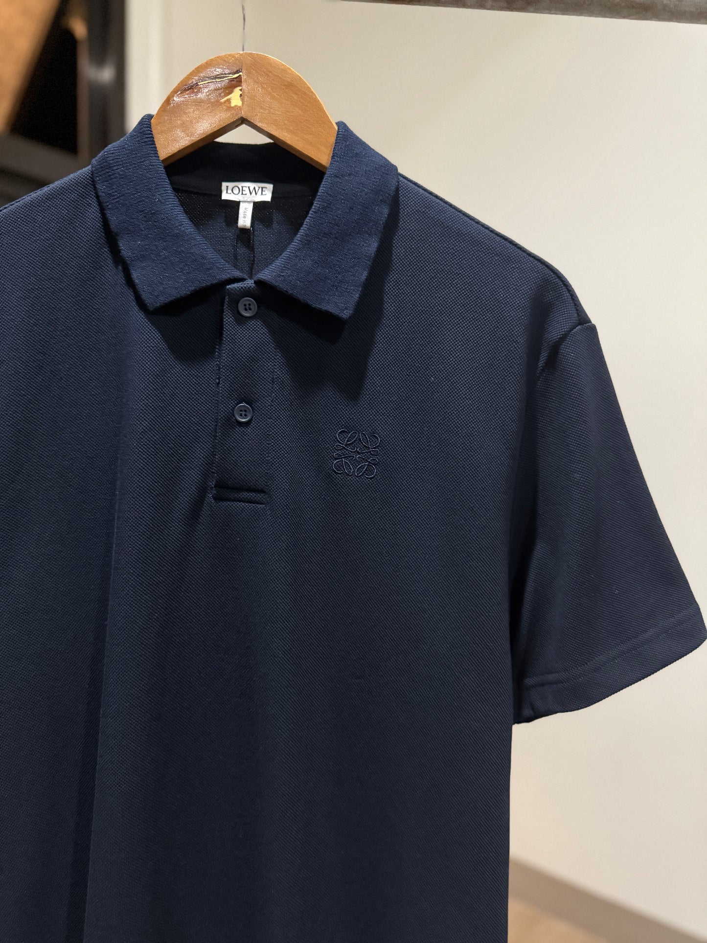 Loewe Anagram Polo Shirt (Navy)