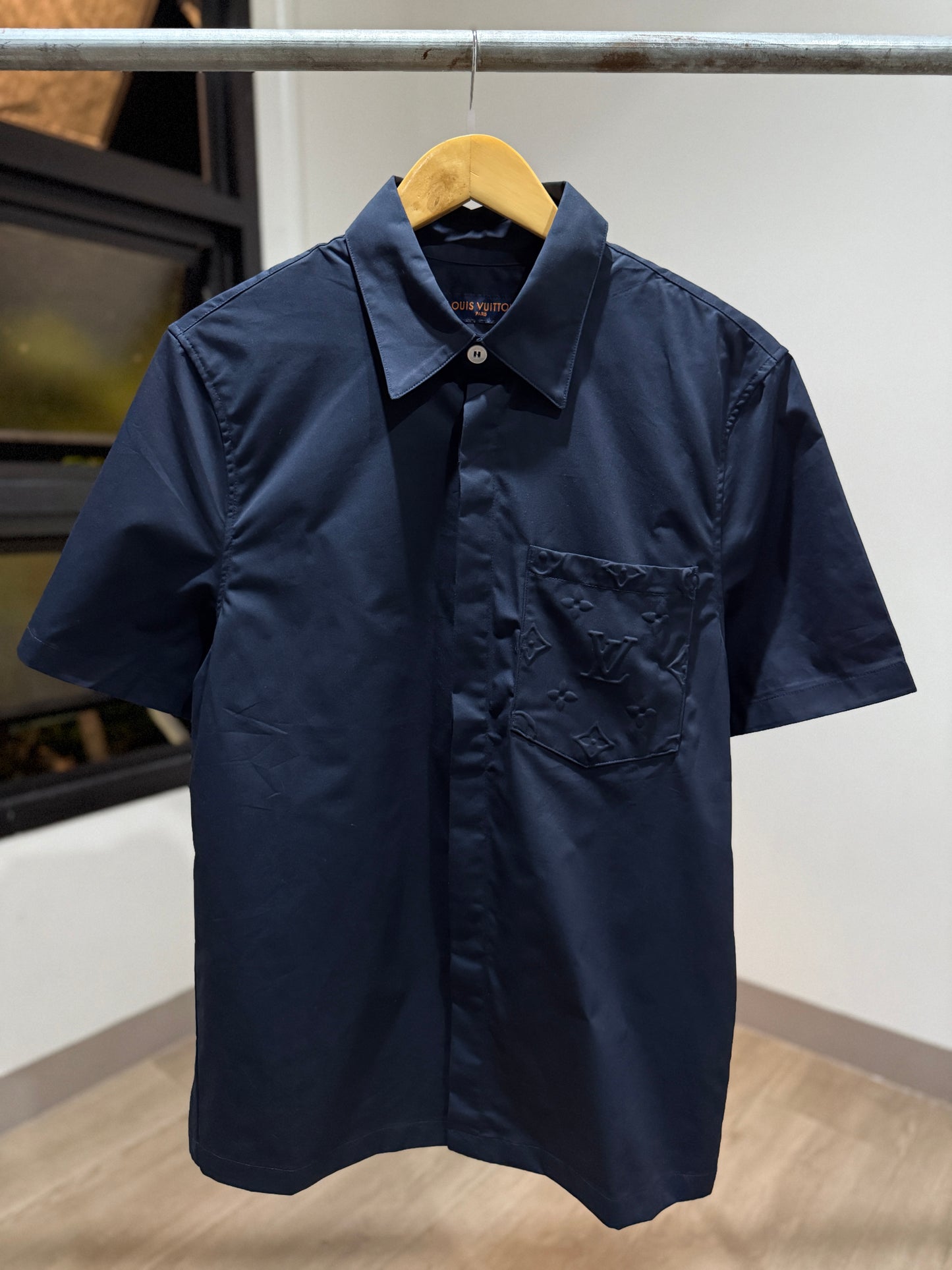 Louis Vuitton Monogram Pocket Shirt (Navy)