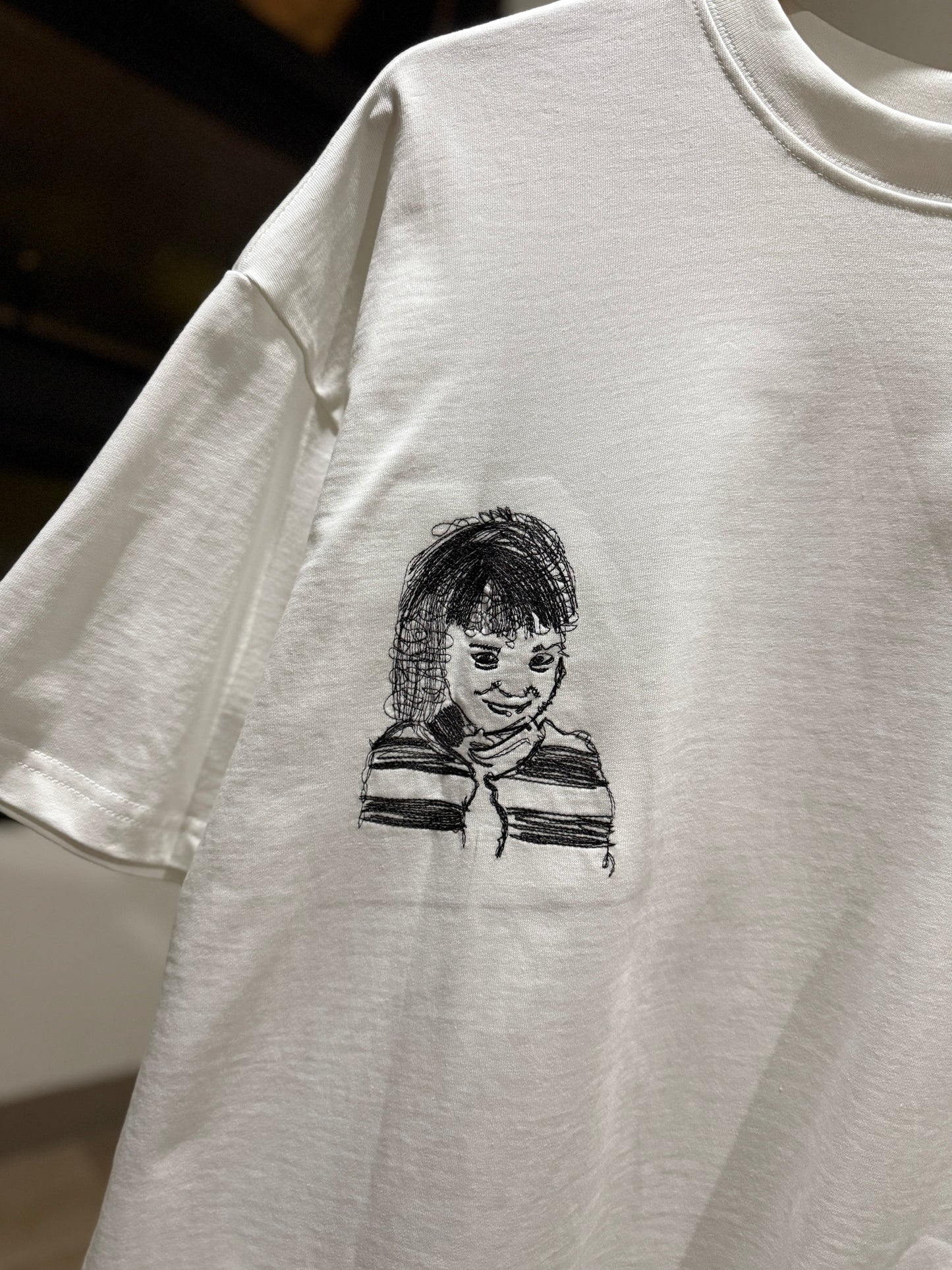 Off-White Little Girl Tee (Oversized/White)