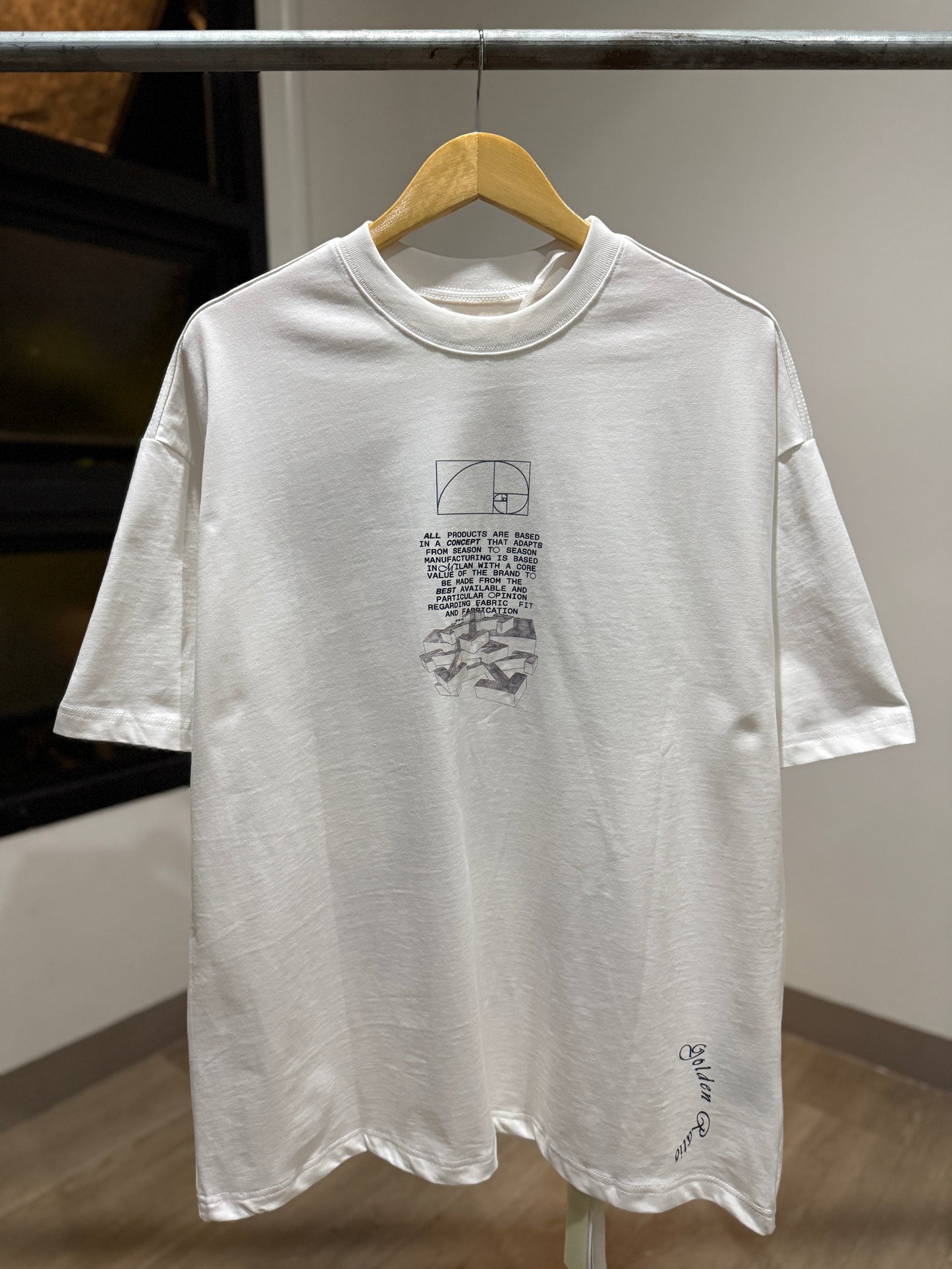 Off-White Golden Ratio Tee (Oversized/White)