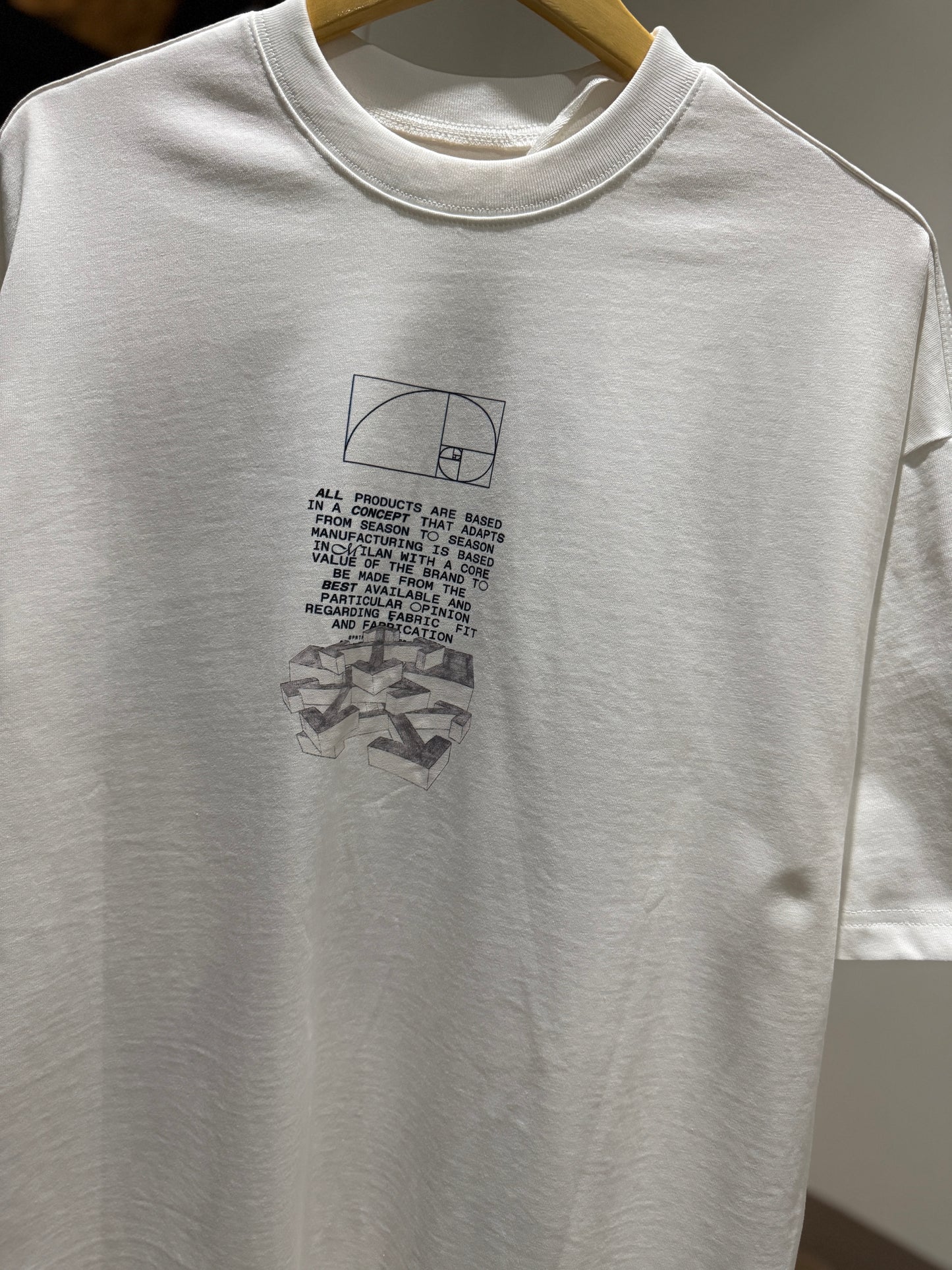 Off-White Golden Ratio Tee (Oversized/White)