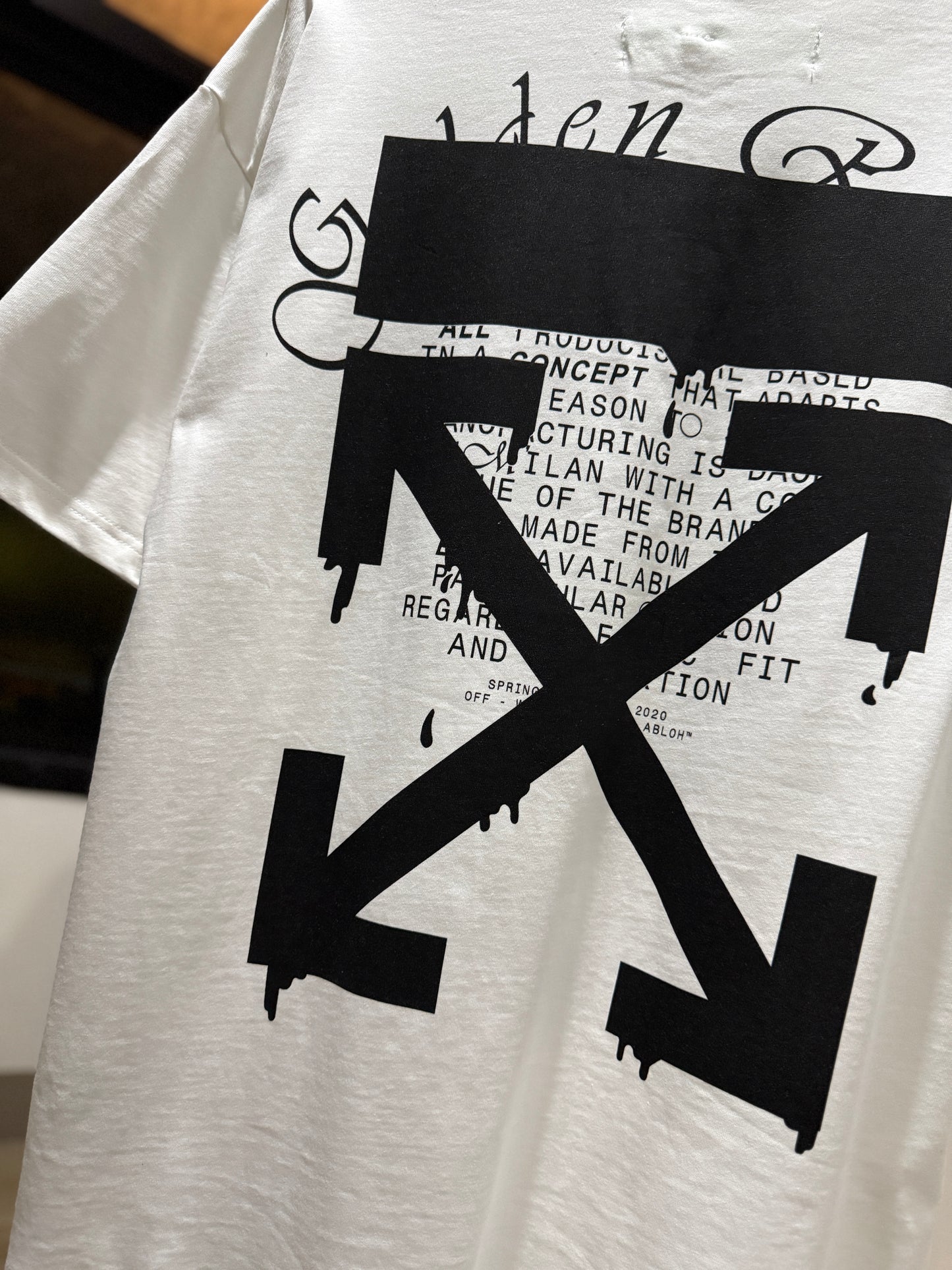 Off-White Golden Ratio Tee (Oversized/White)