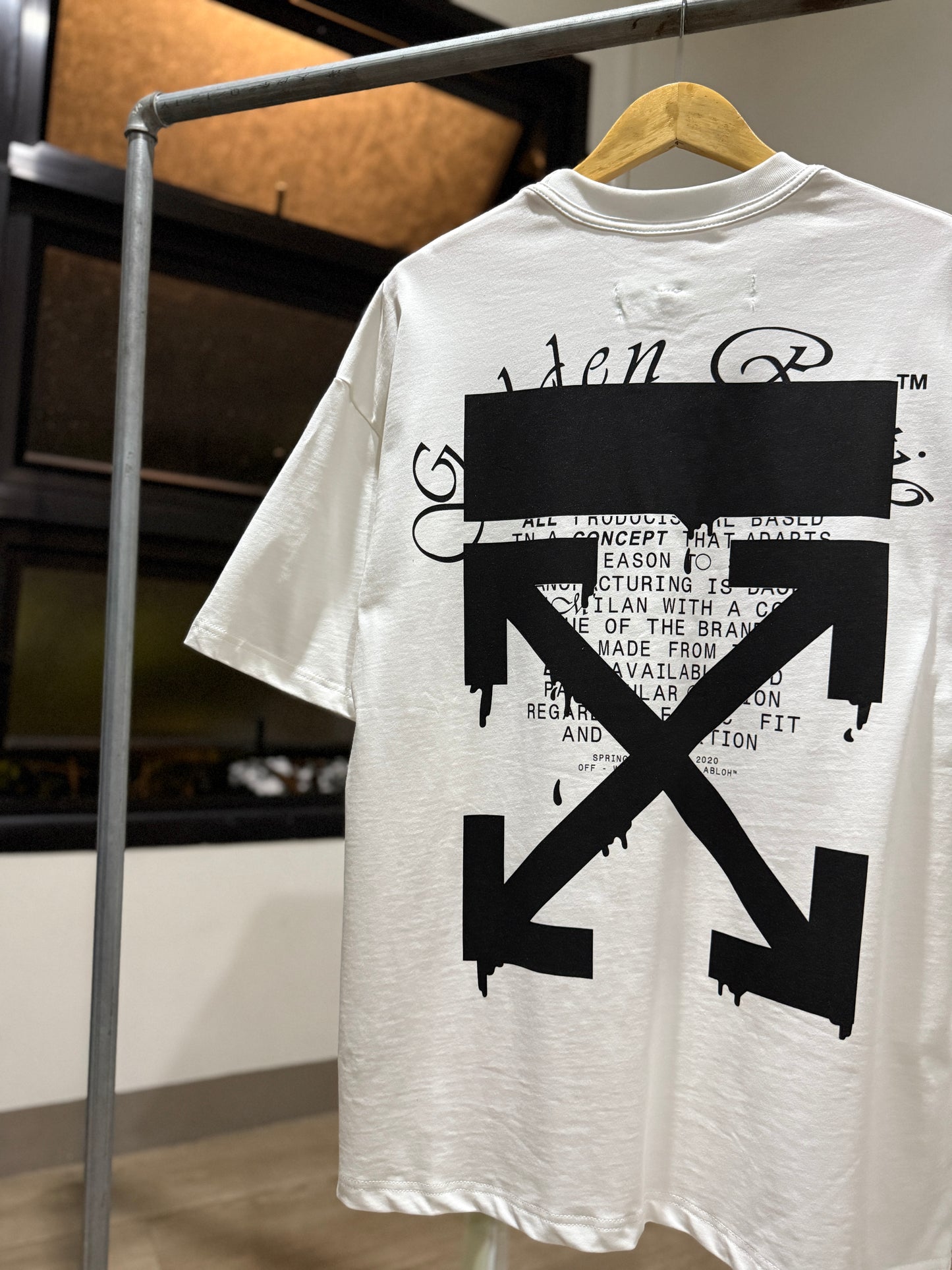 Off-White Golden Ratio Tee (Oversized/White)