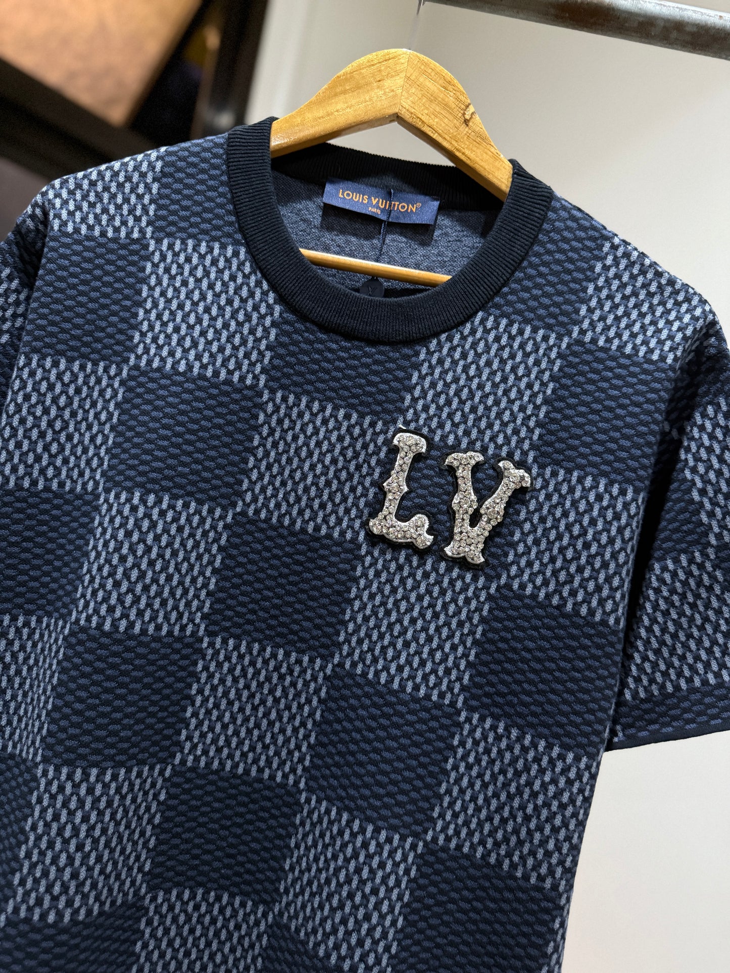 Louis Vuitton Damier Short Sleeved Crewneck
