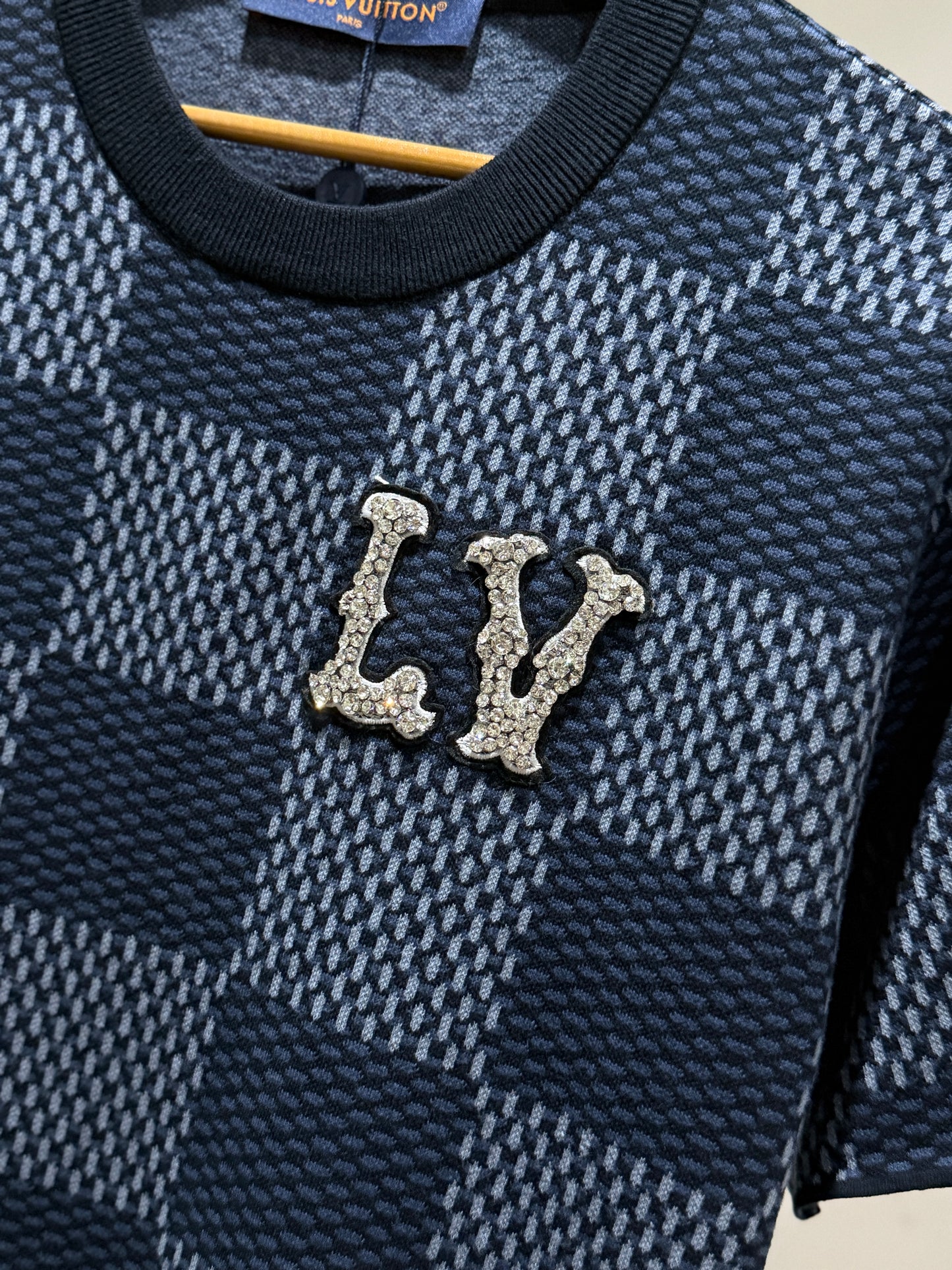 Louis Vuitton Damier Short Sleeved Crewneck
