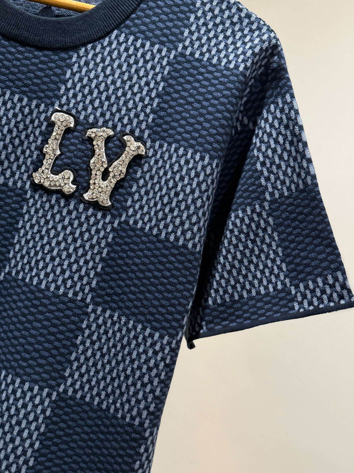 Louis Vuitton Damier Short Sleeved Crewneck
