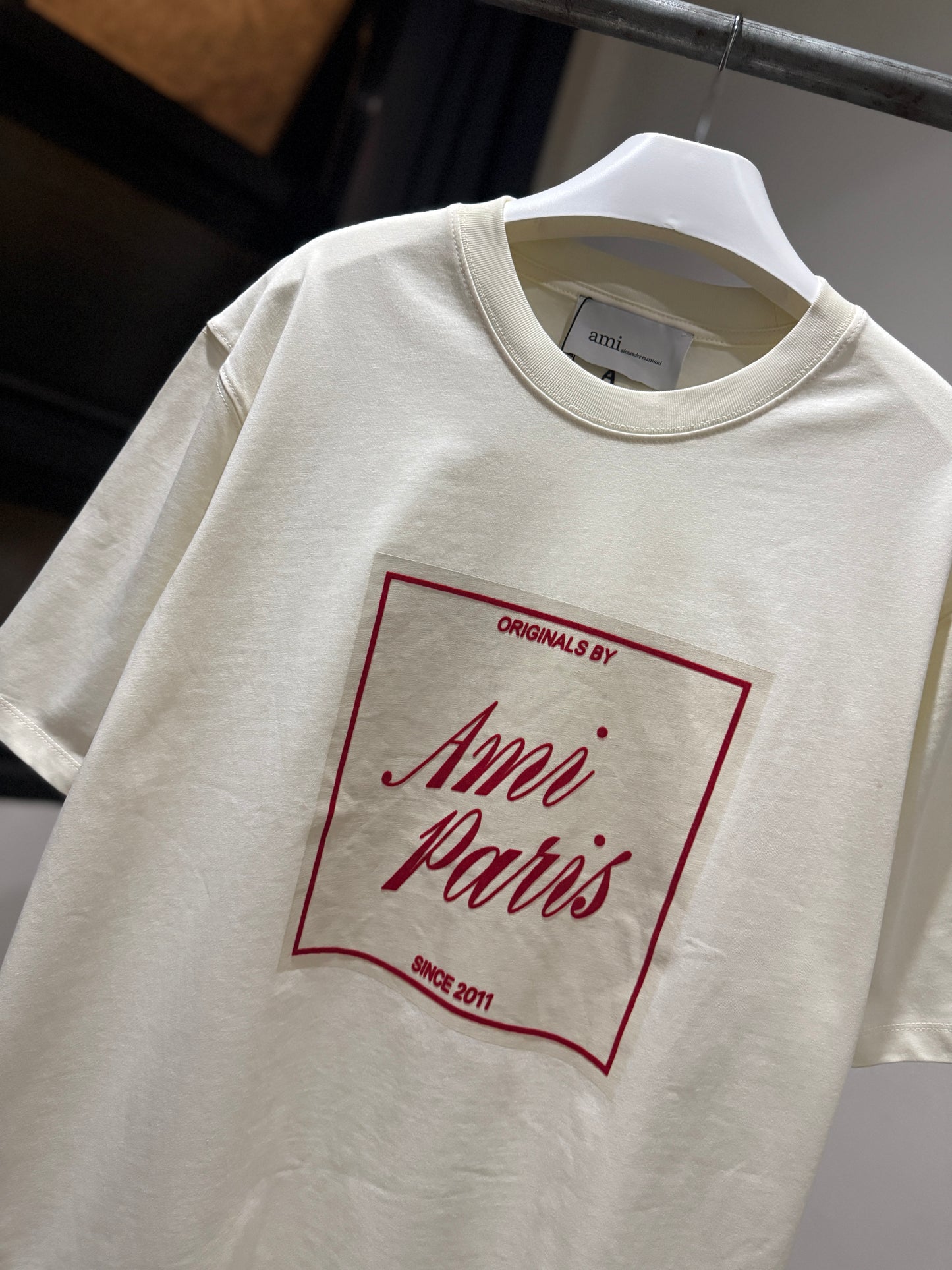 AMI Paris Heritage Print T-Shirt (Oversized)