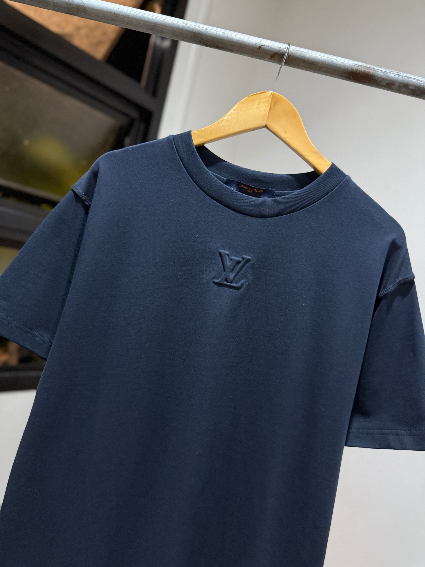 Louis Vuitton Embossed Cotton T-Shirt (Navy)
