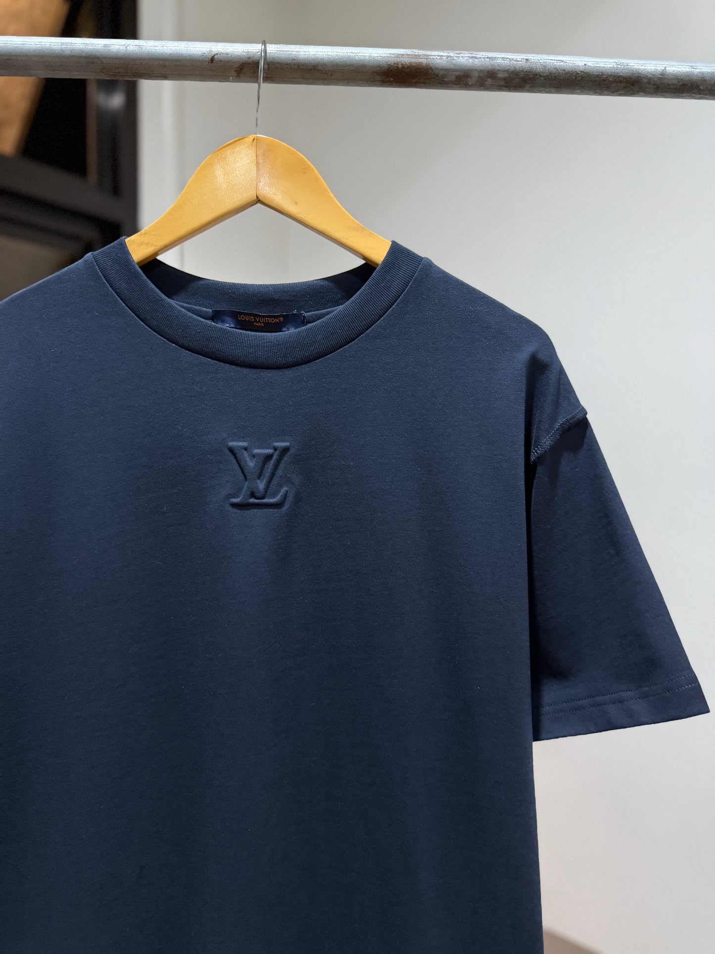 Louis Vuitton Embossed Cotton T-Shirt (Navy)
