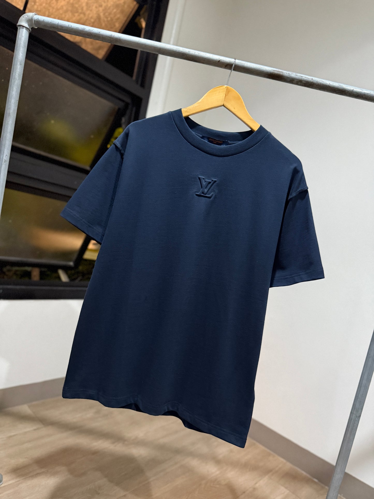 Louis Vuitton Embossed Cotton T-Shirt (Navy)