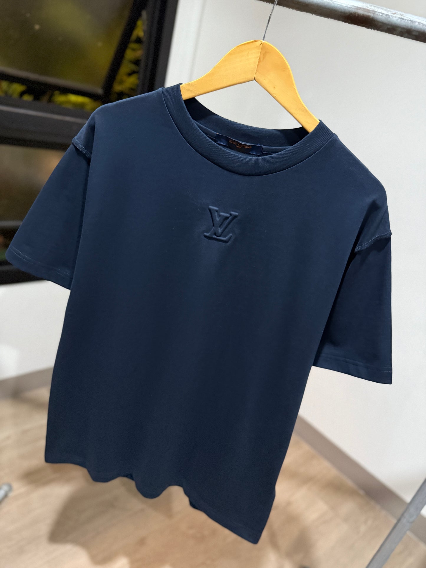 Louis Vuitton Embossed Cotton T-Shirt (Navy)