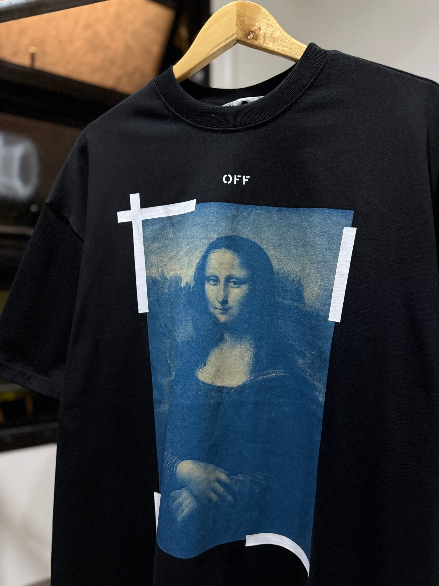 Off-White Mona Lisa Tee (Oversized/Black)