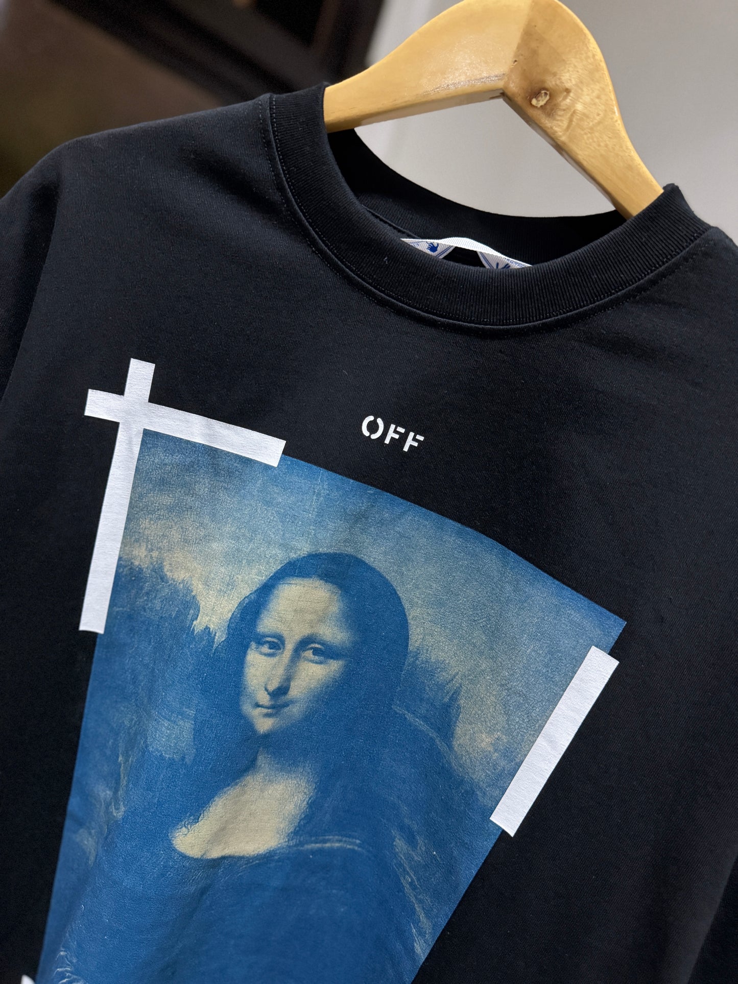 Off-White Mona Lisa Tee (Oversized/Black)