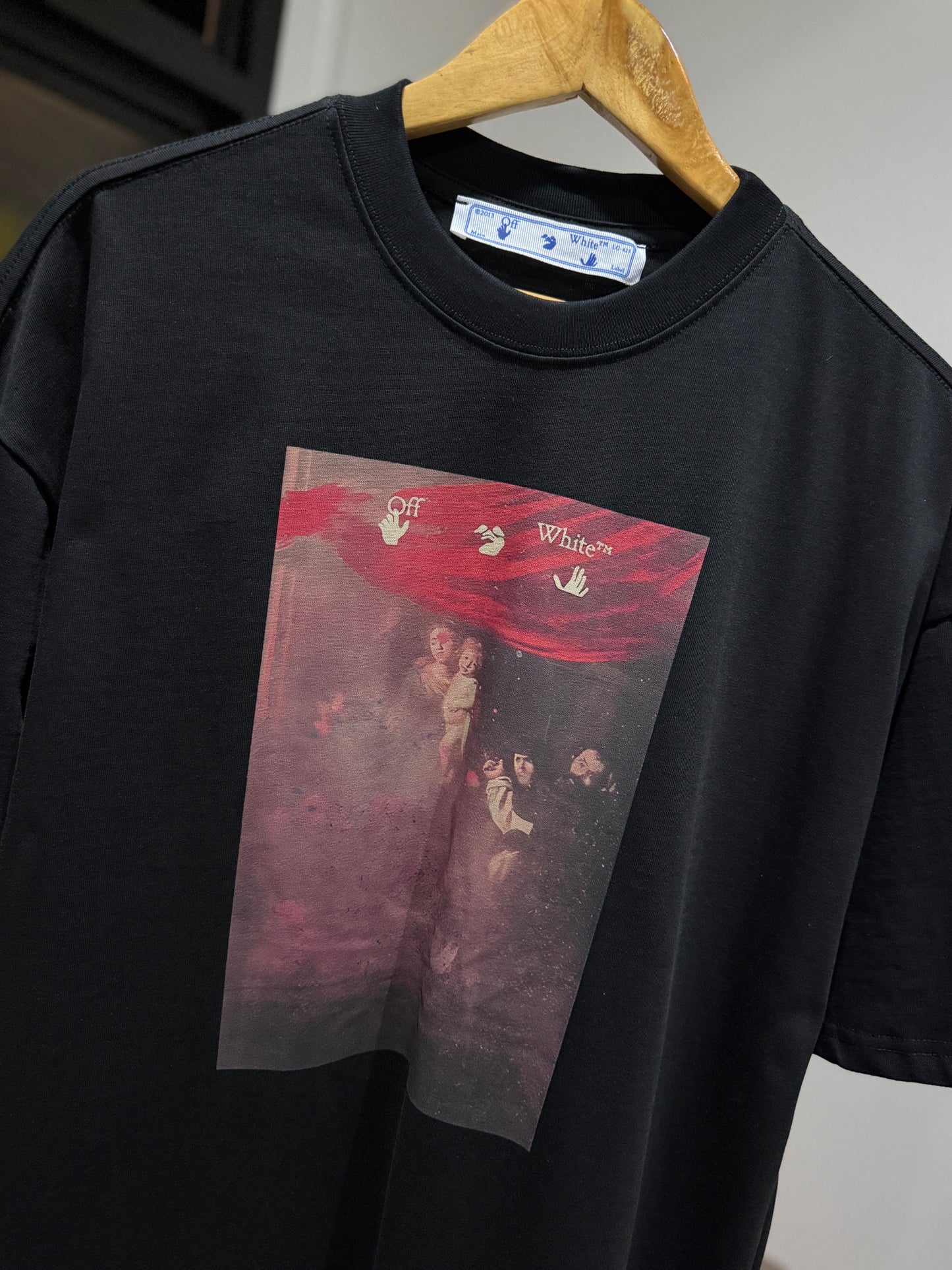Off-White Caravaggio Tee (Oversized/Black)
