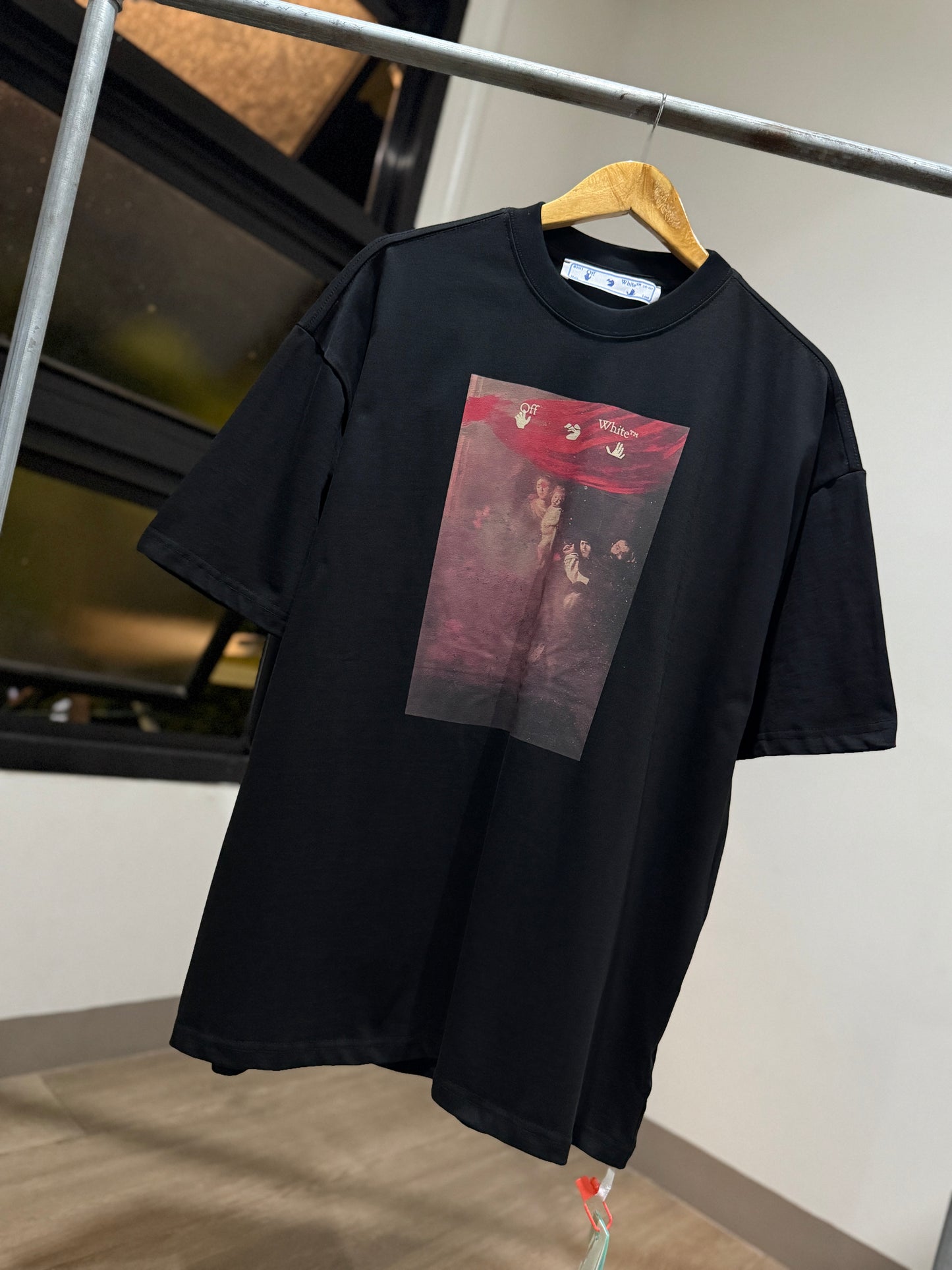 Off-White Caravaggio Tee (Oversized/Black)