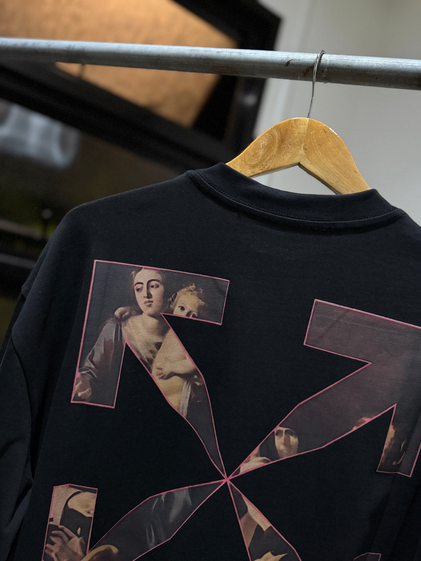 Off-White Caravaggio Tee (Oversized/Black)