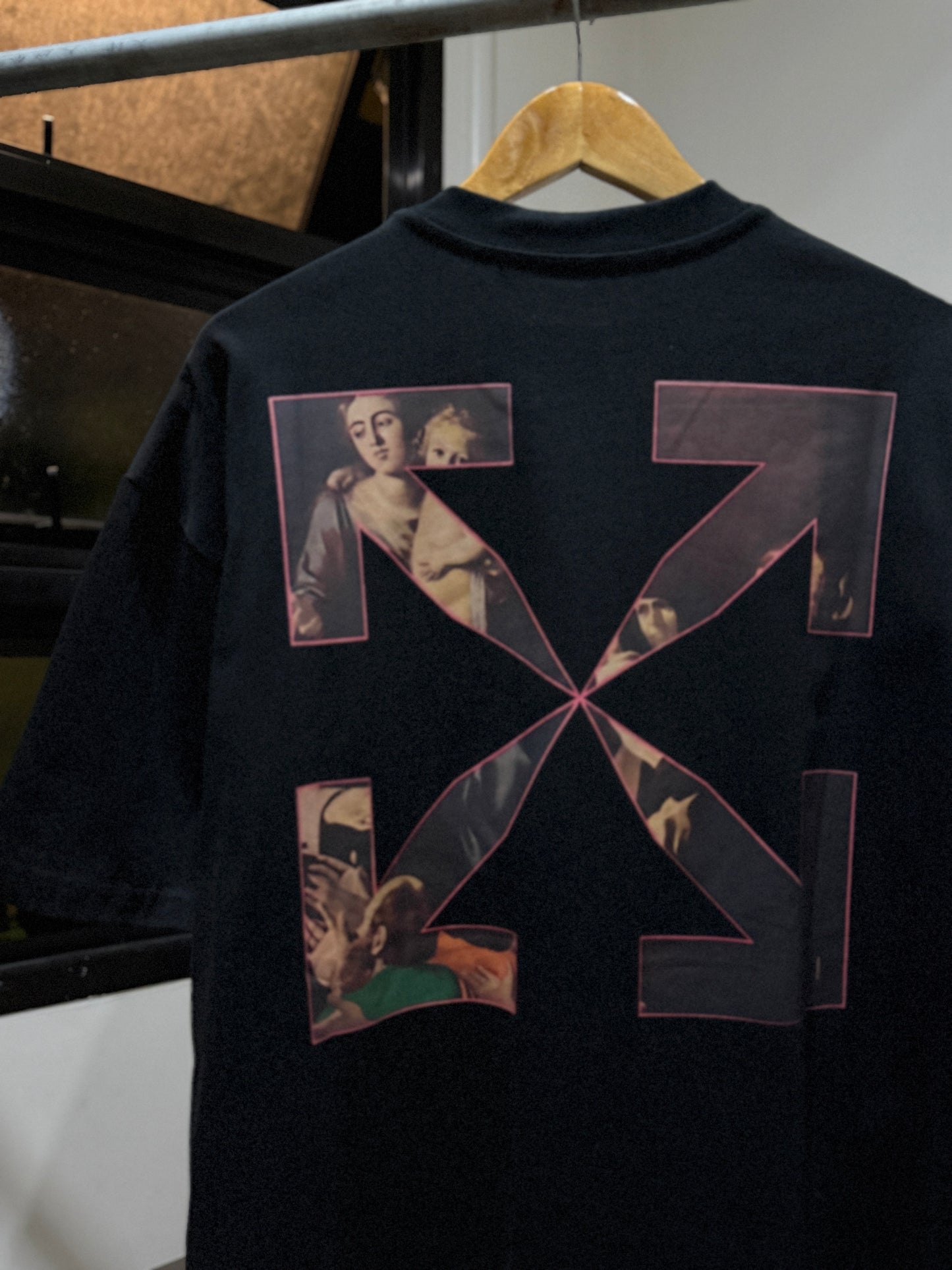 Off-White Caravaggio Tee (Oversized/Black)
