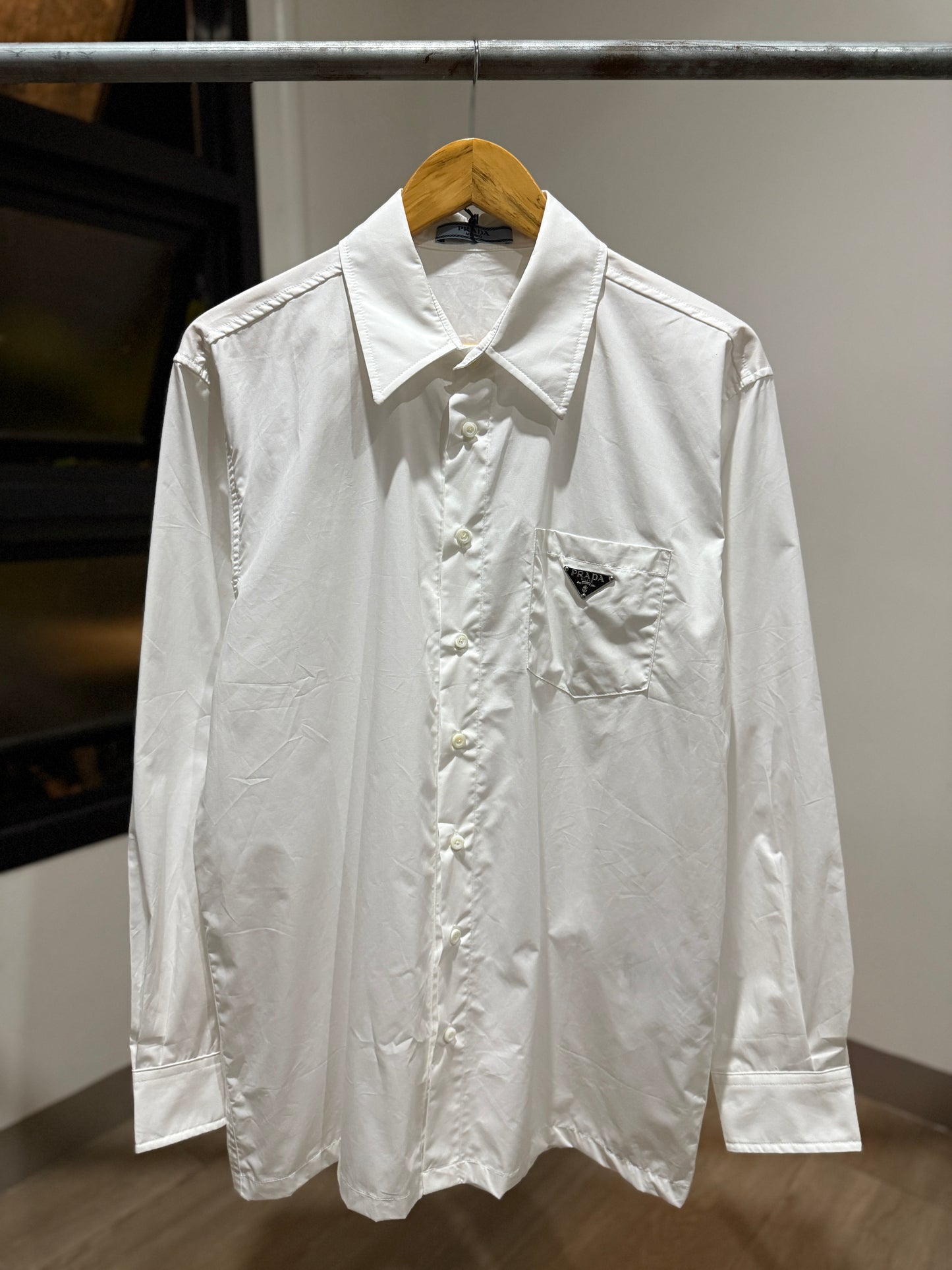 Prada Poplin Shirt (White)