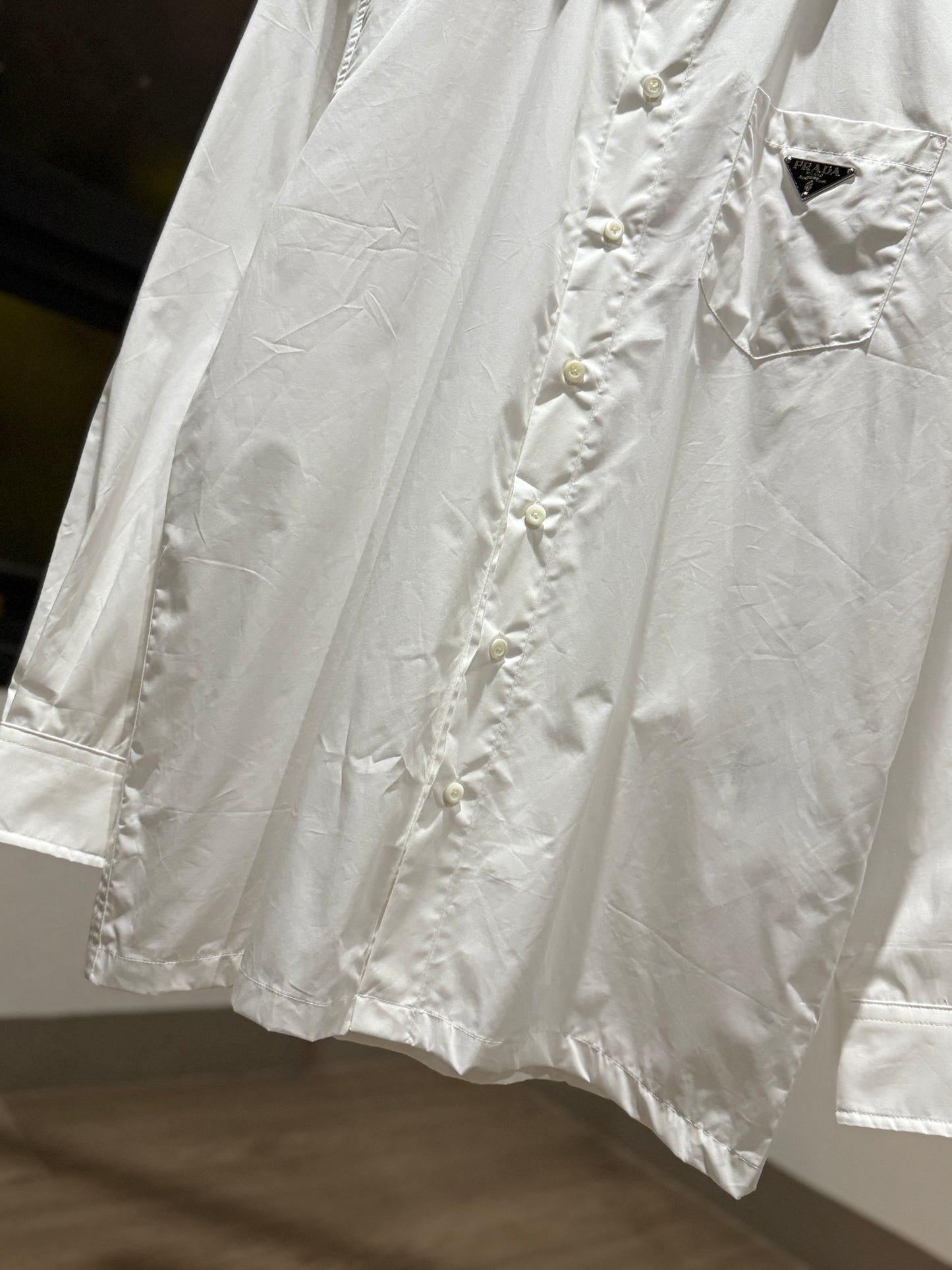Prada Poplin Shirt (White)