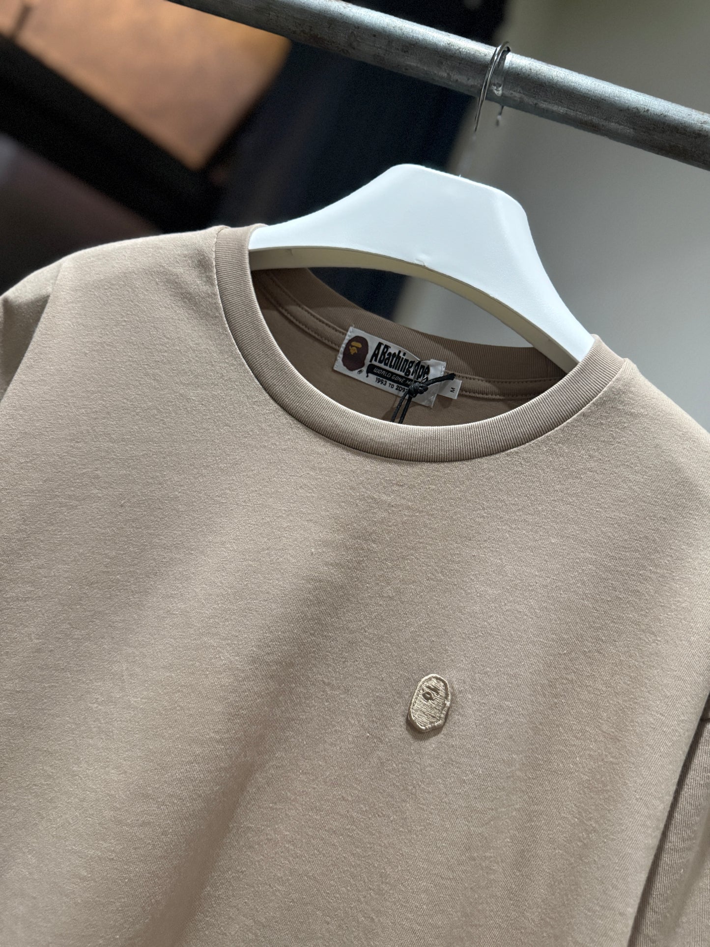 BAPE Head One Point Tee (Light Brown)
