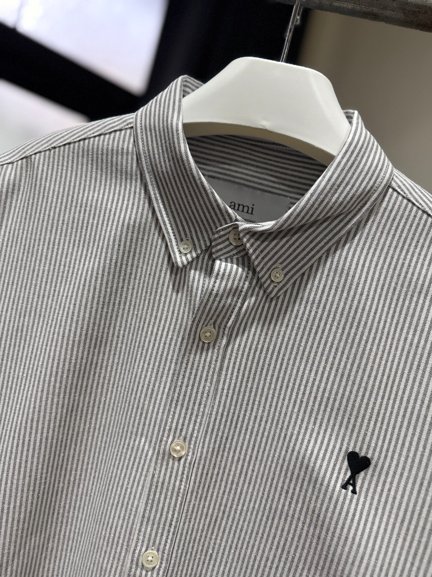 AMI de Coeur Stripe Cotton Shirt