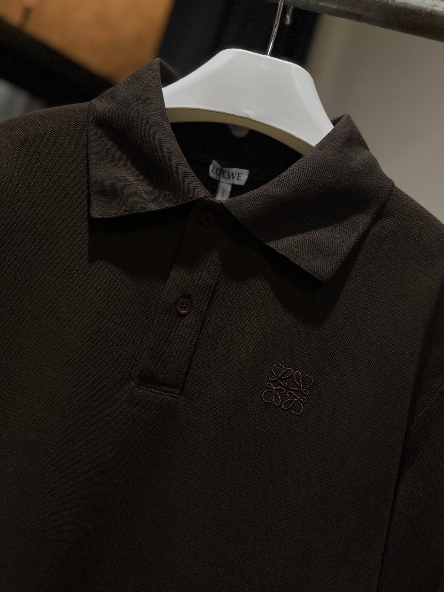 Loewe Anagram Polo Shirt (Brown)