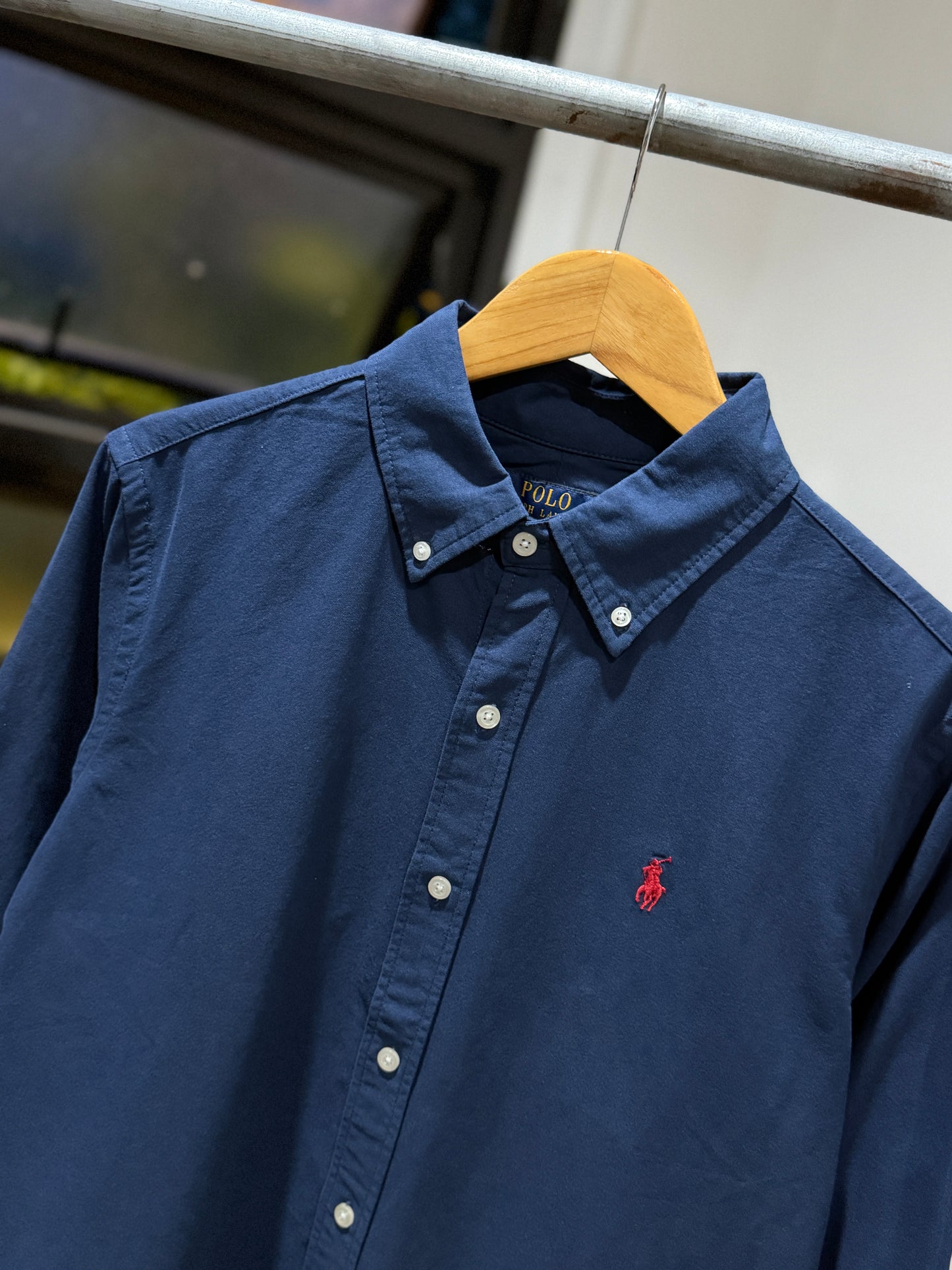 Ralph Lauren Oxford Shirt (Navy)