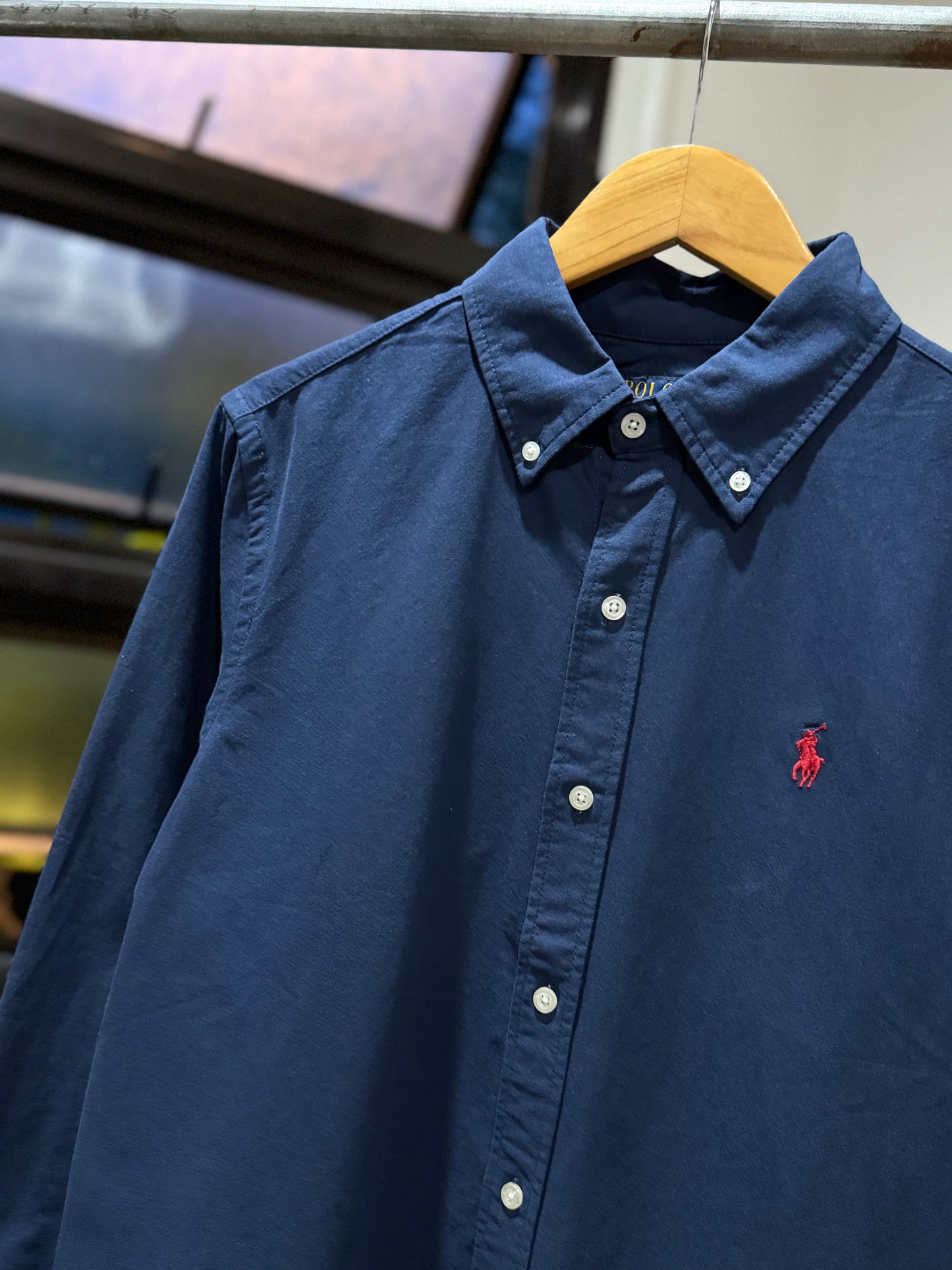 Ralph Lauren Oxford Shirt (Navy)