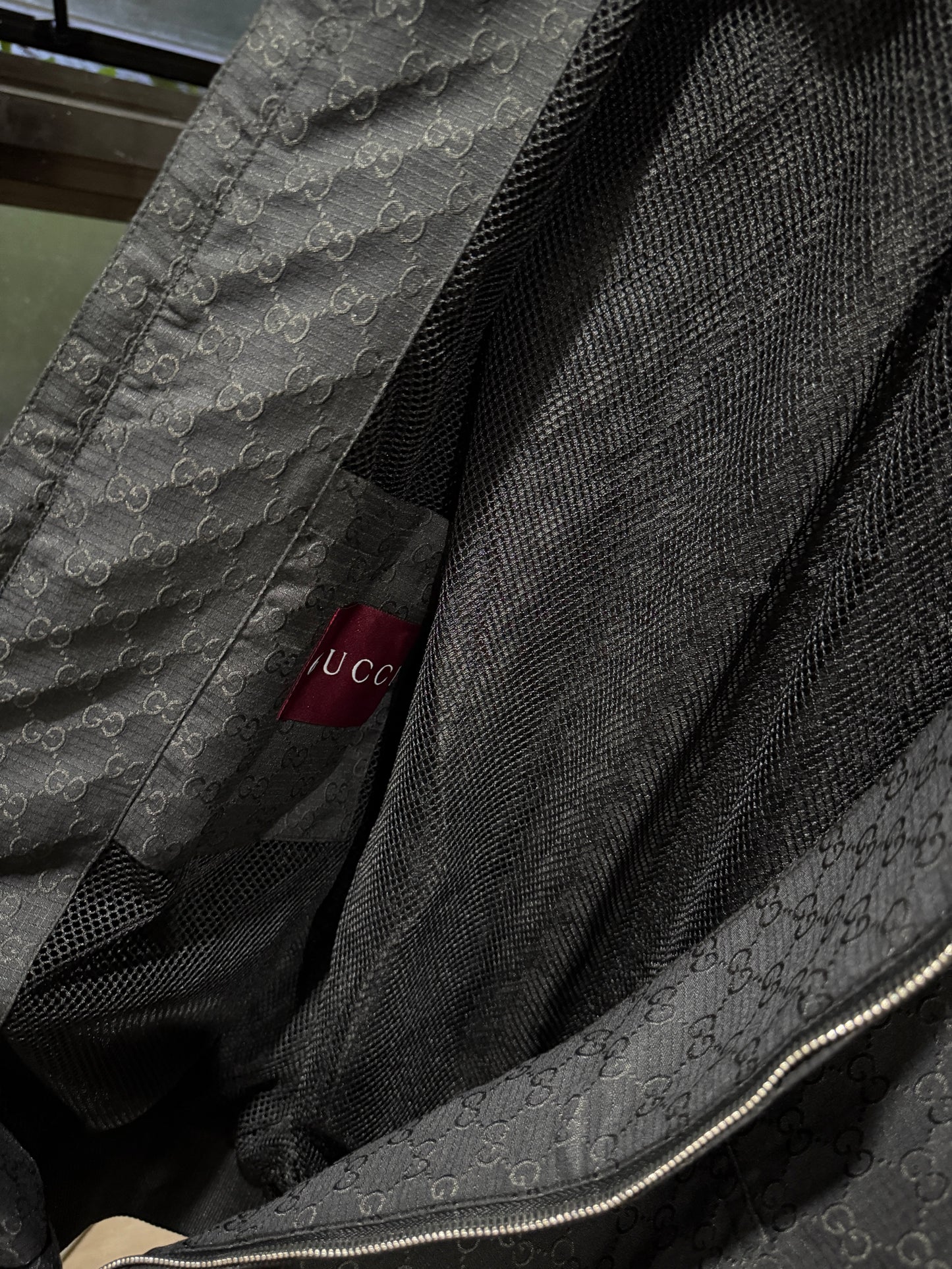 Gucci Zip Monogram Hooded Jacket