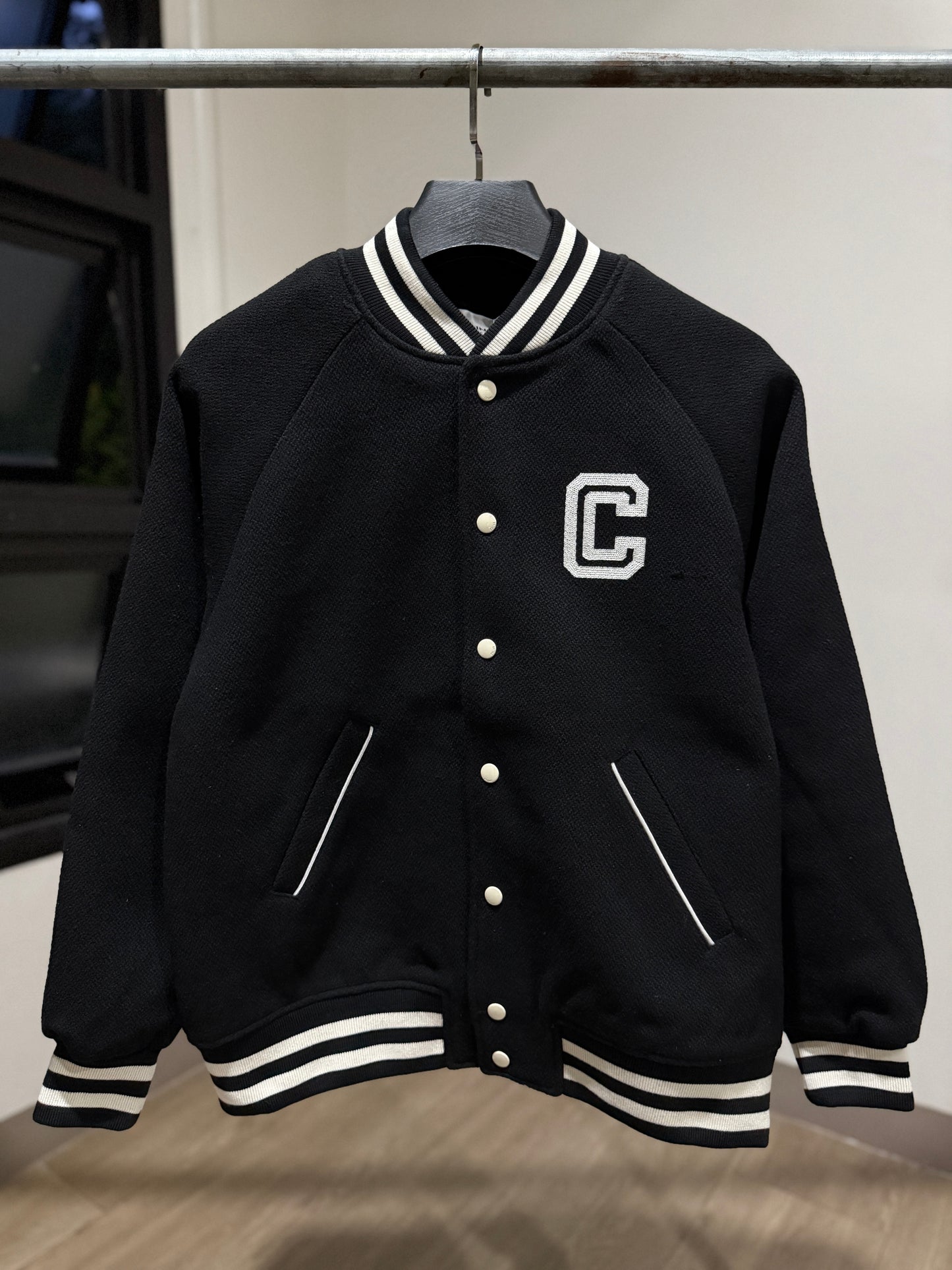 Celine Textured Wool Teddy Jacket
