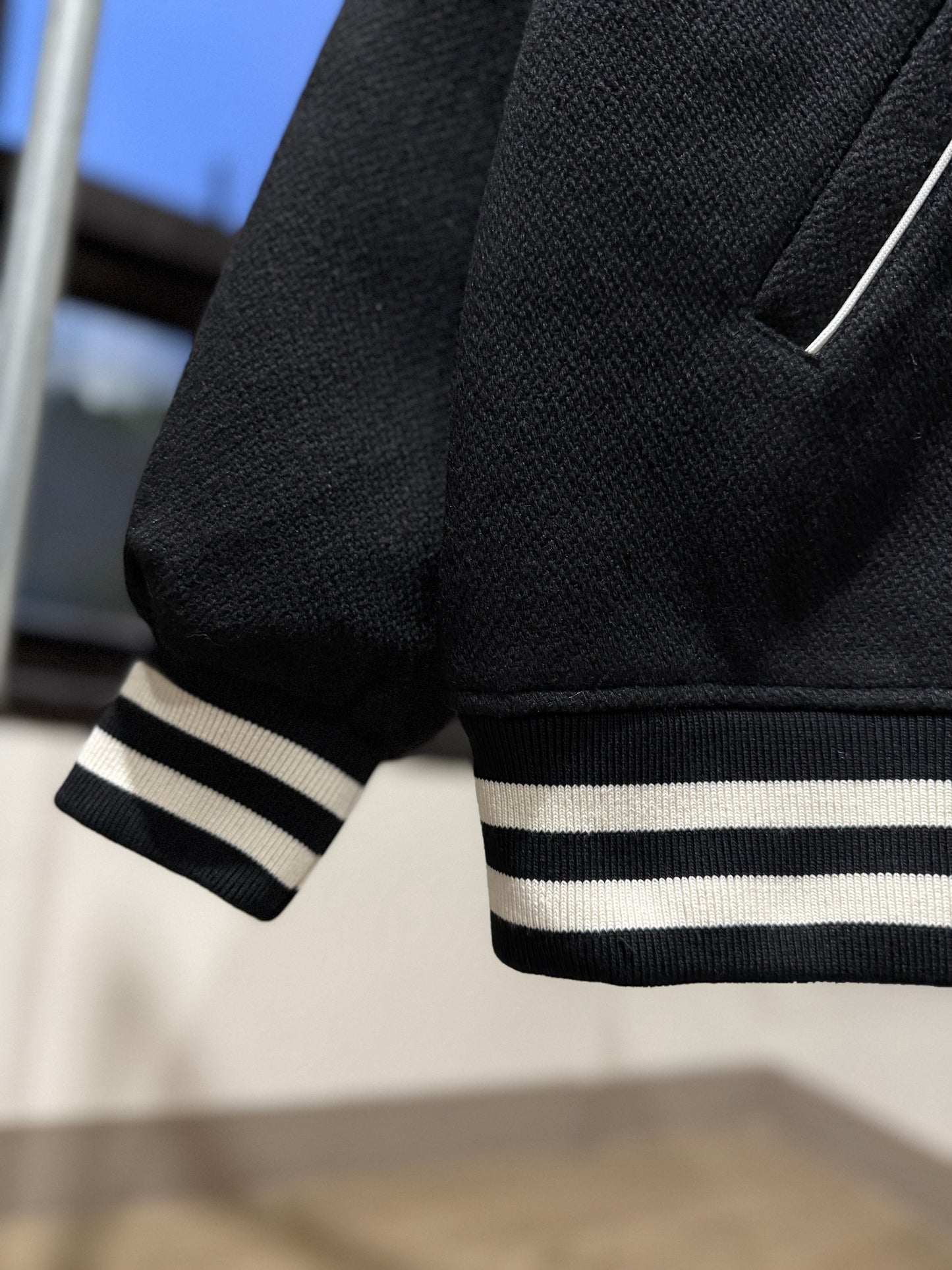 Celine Textured Wool Teddy Jacket