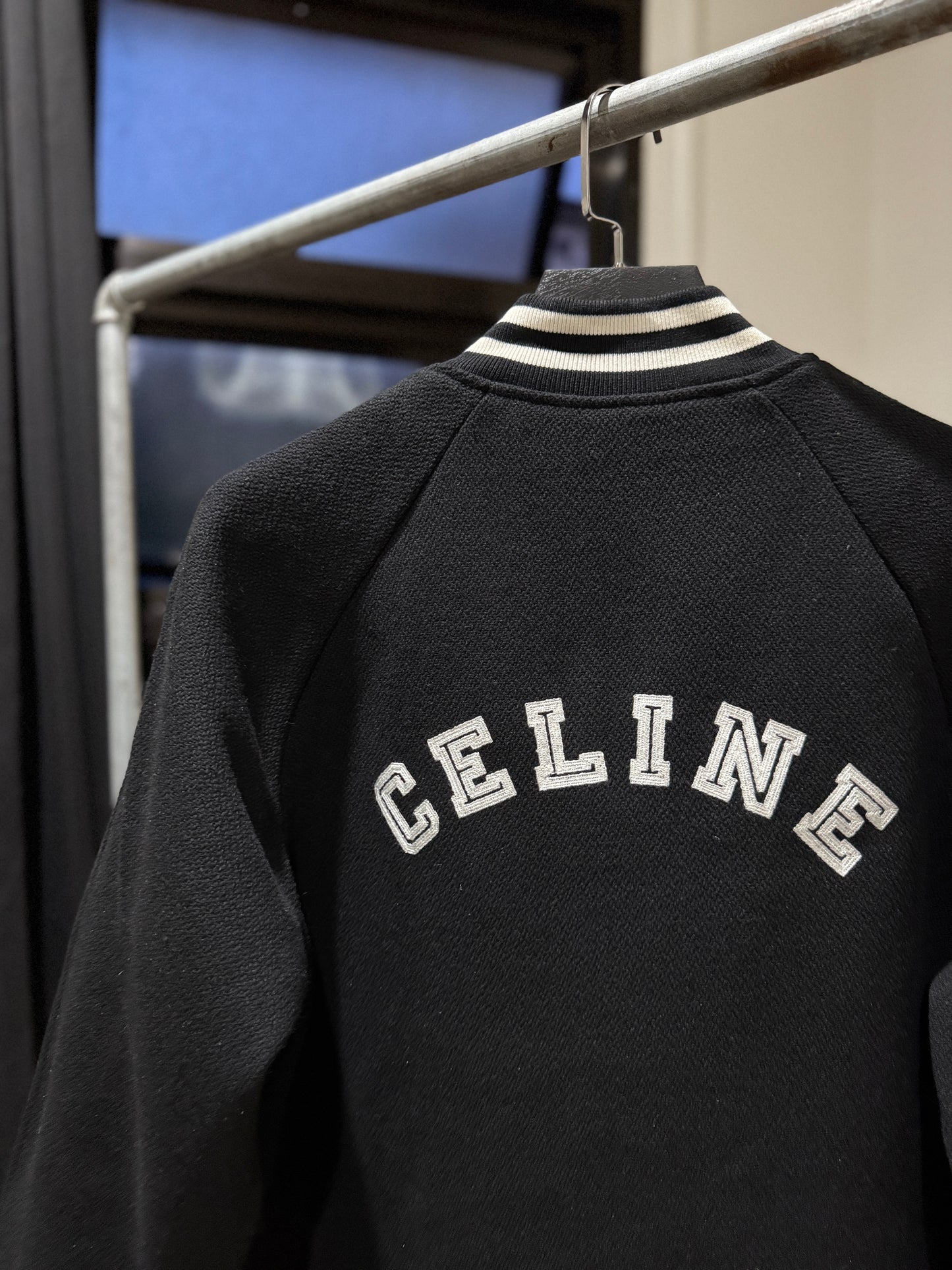 Celine Textured Wool Teddy Jacket