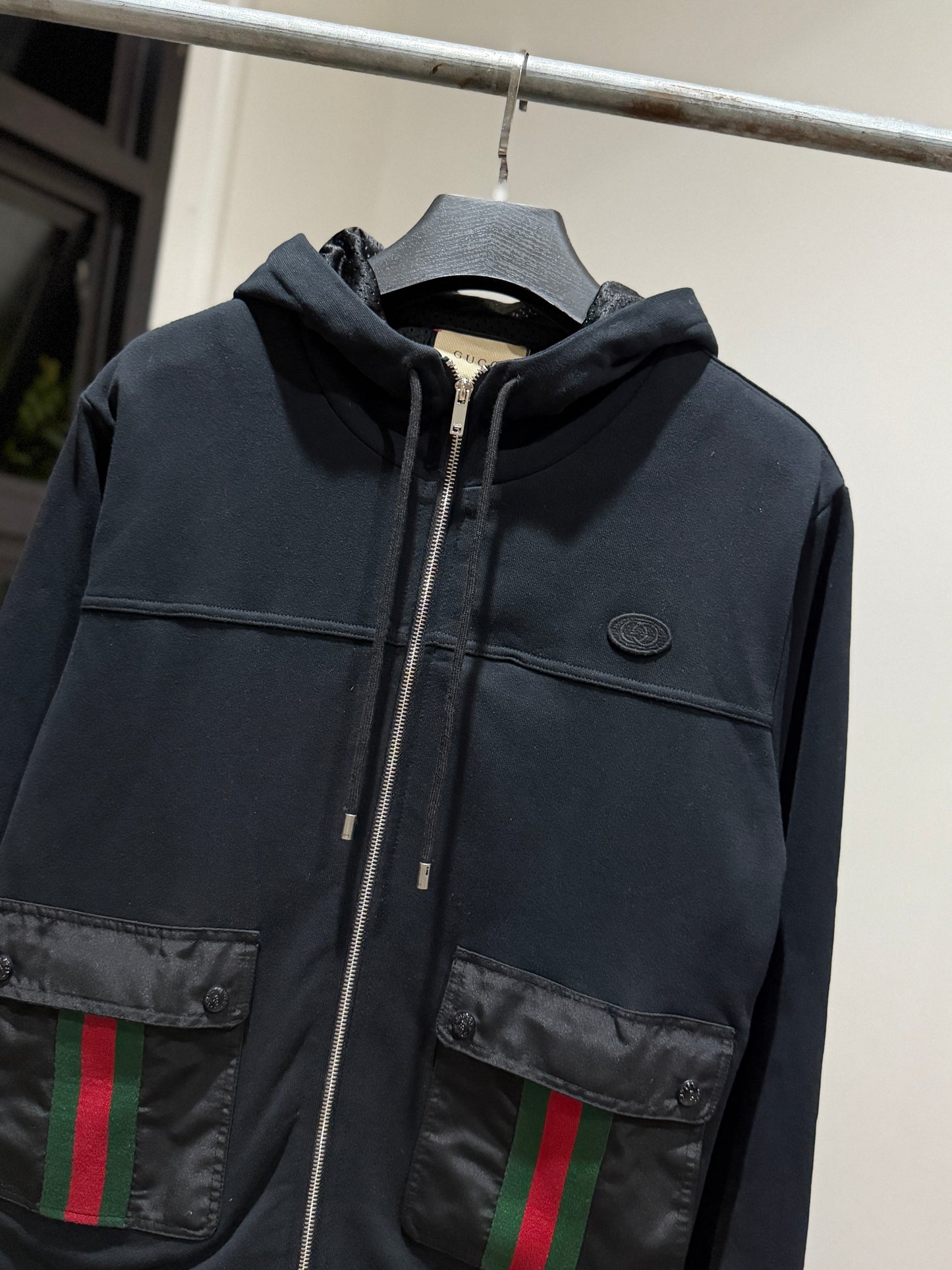 Gucci Web Hooded Jacket