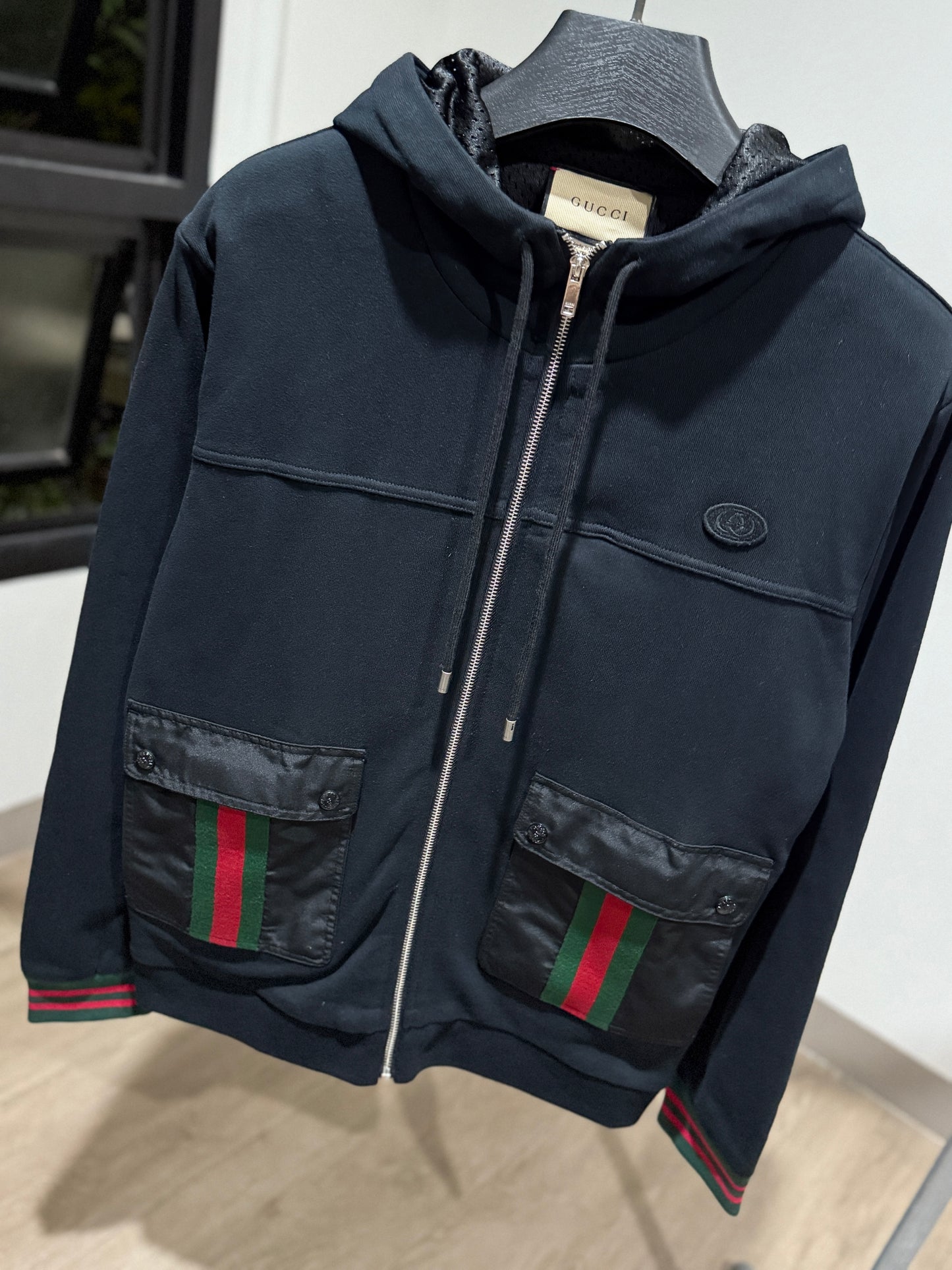 Gucci Web Hooded Jacket