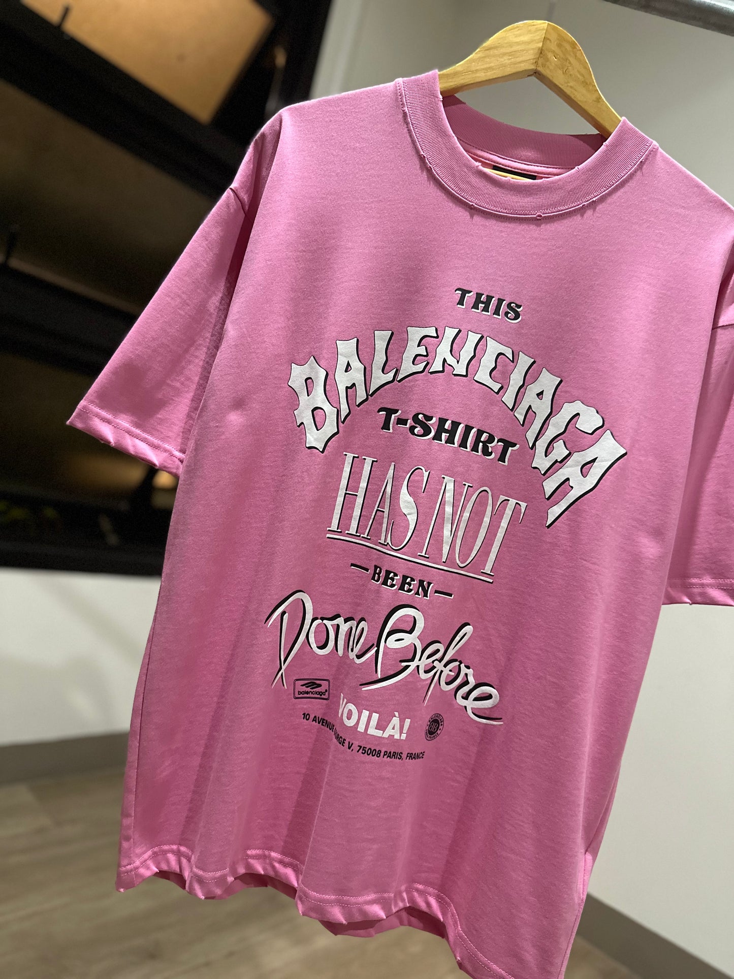 Balenciaga Not Been Done T-Shirt (Oversized/Pink)