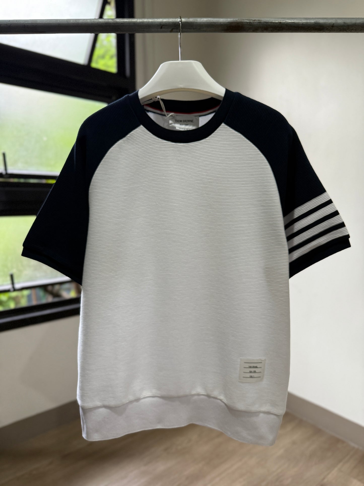 Thom Browne Short Sleeve 4-Bar T-Shirt