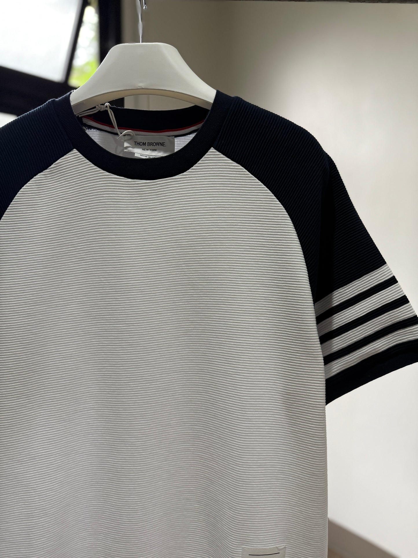 Thom Browne Short Sleeve 4-Bar T-Shirt