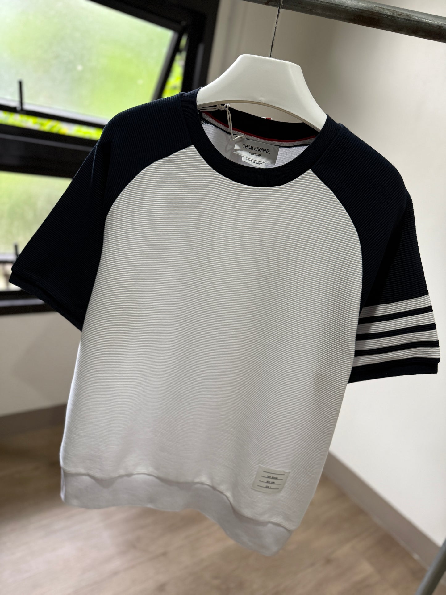 Thom Browne Short Sleeve 4-Bar T-Shirt